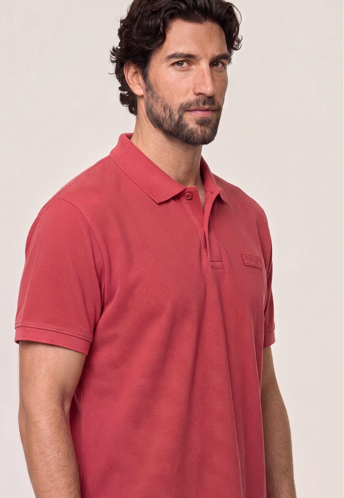 Polera Boston Polo Orange-3