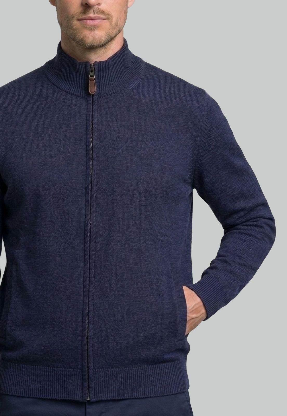 Sweater Cannes Navy Melange-2