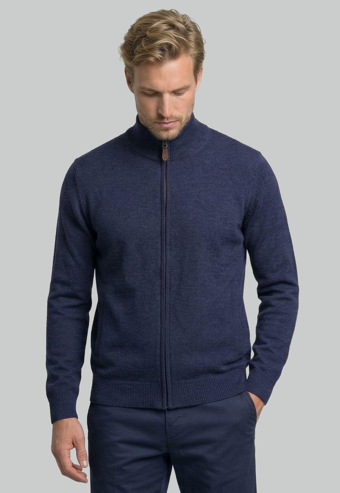 Sweater Cannes Navy Melange-4