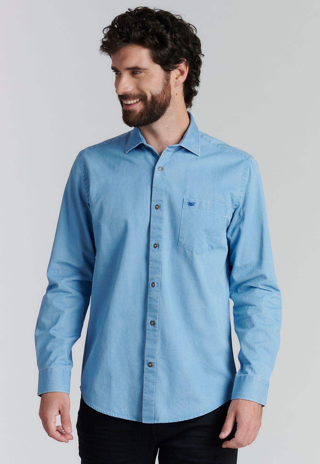 Camisa Portland Fr Lt Denim-0