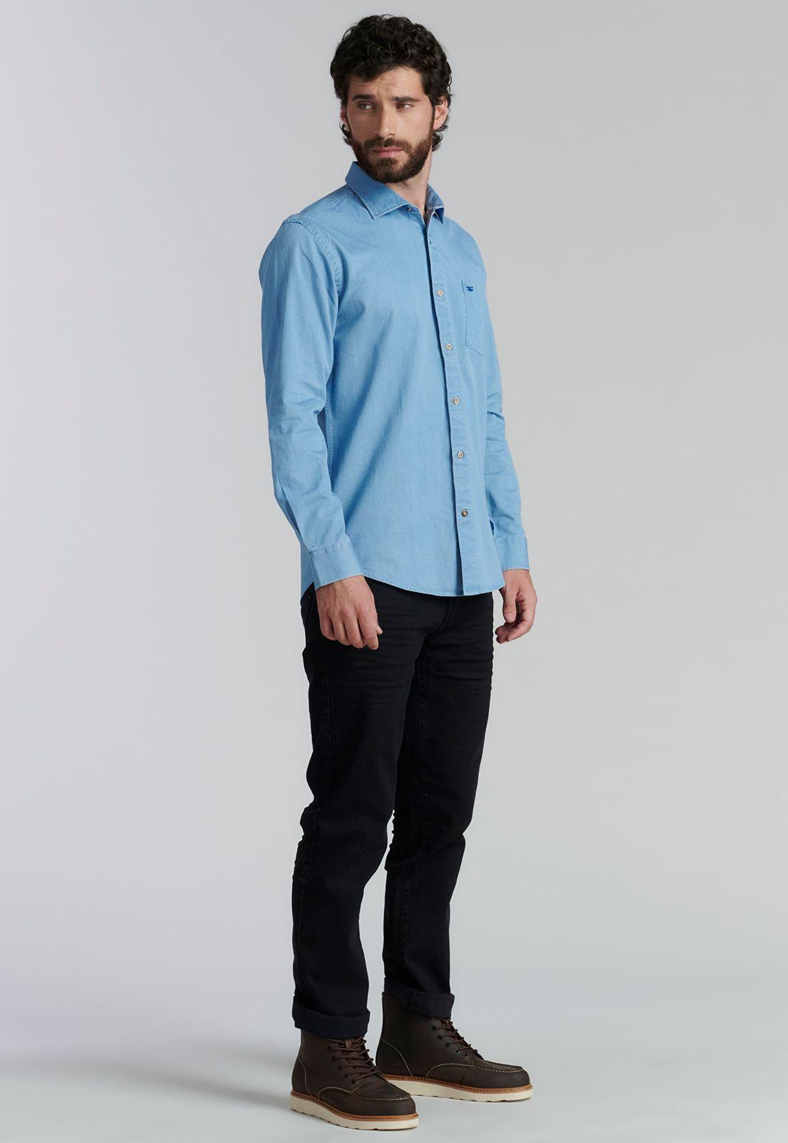 Camisa Portland Fr Lt Denim-1