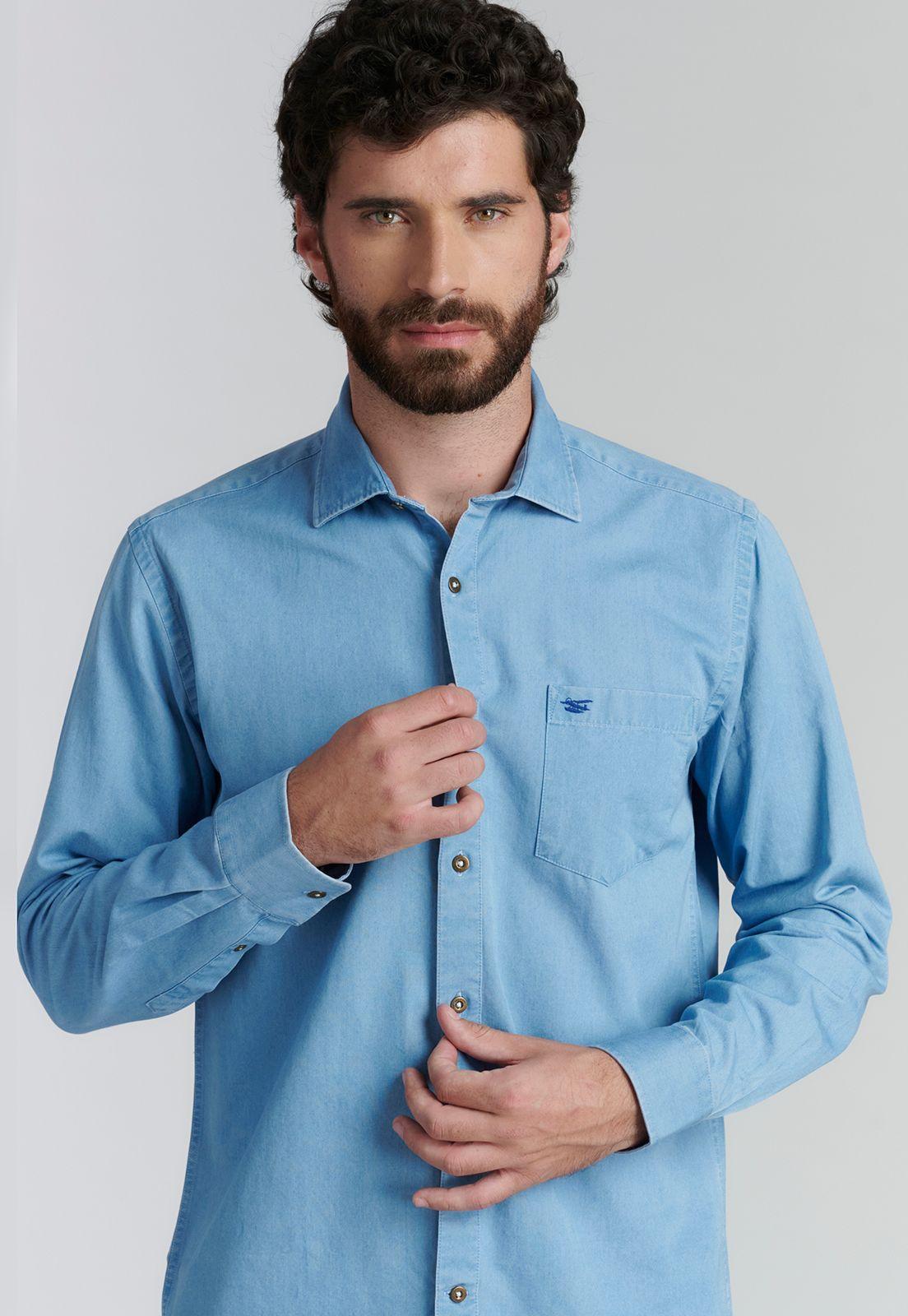 Camisa Portland Fr Lt Denim-2