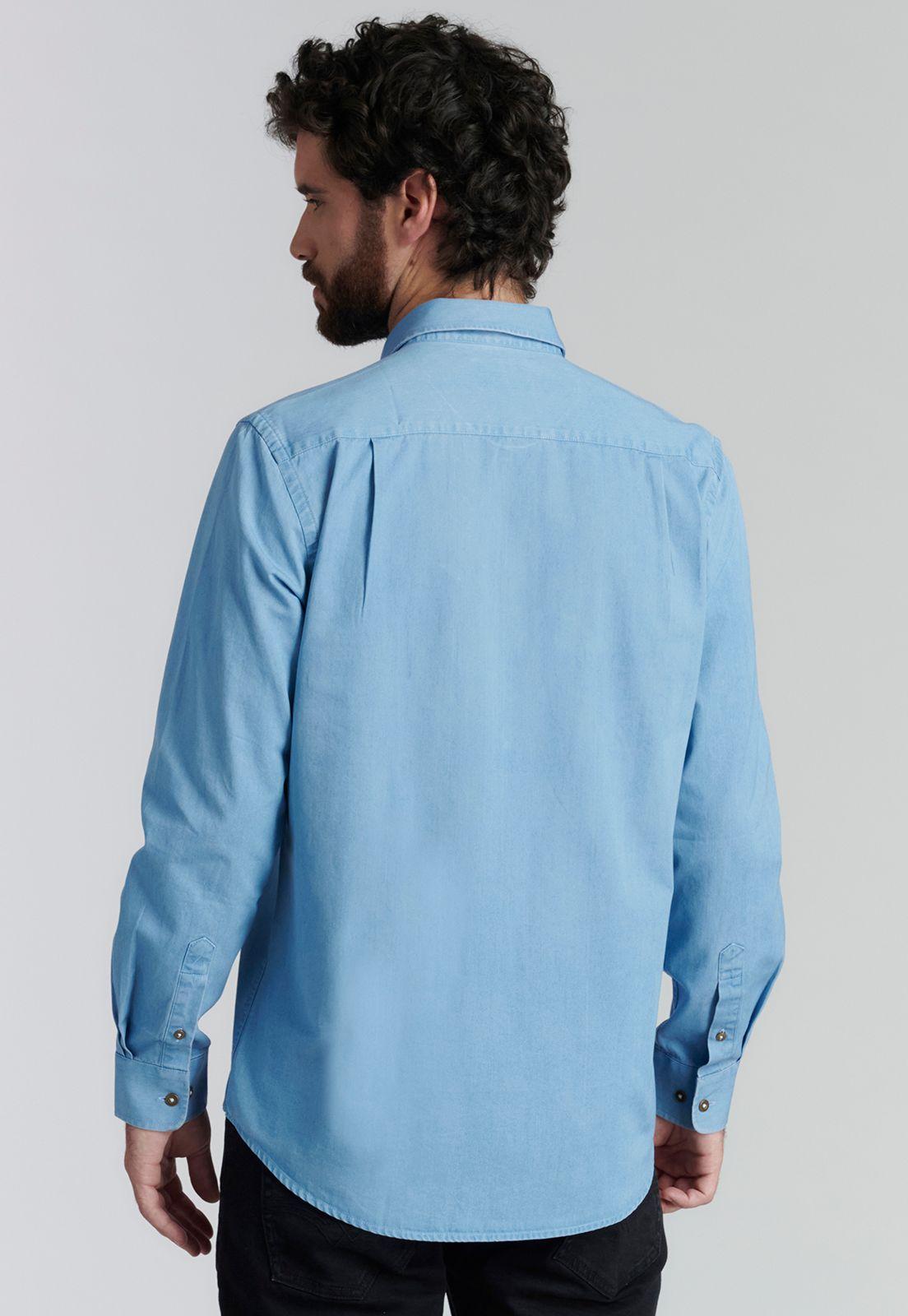 Camisa Portland Fr Lt Denim-3