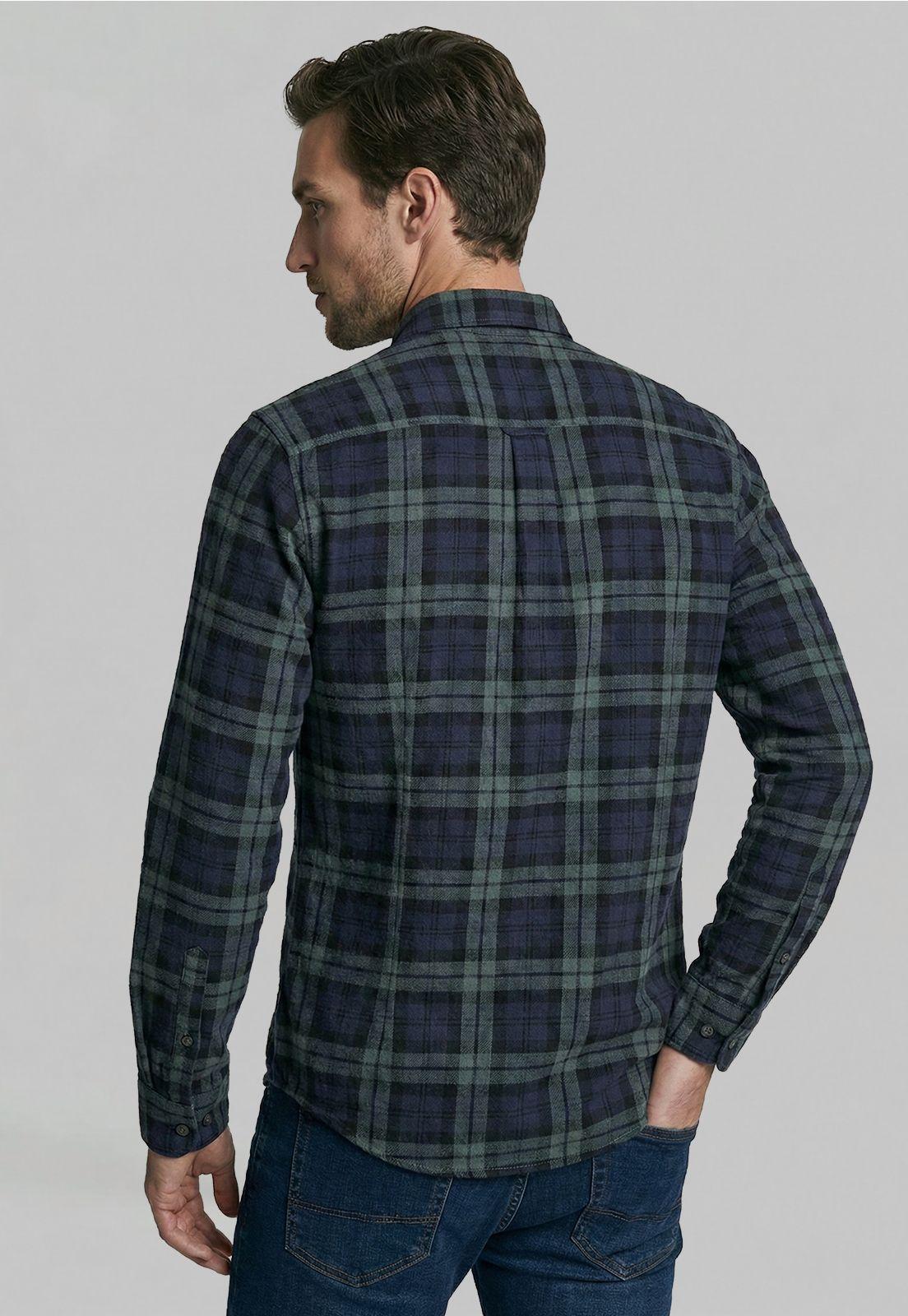 Camisa Cotelé Castine Navy-3