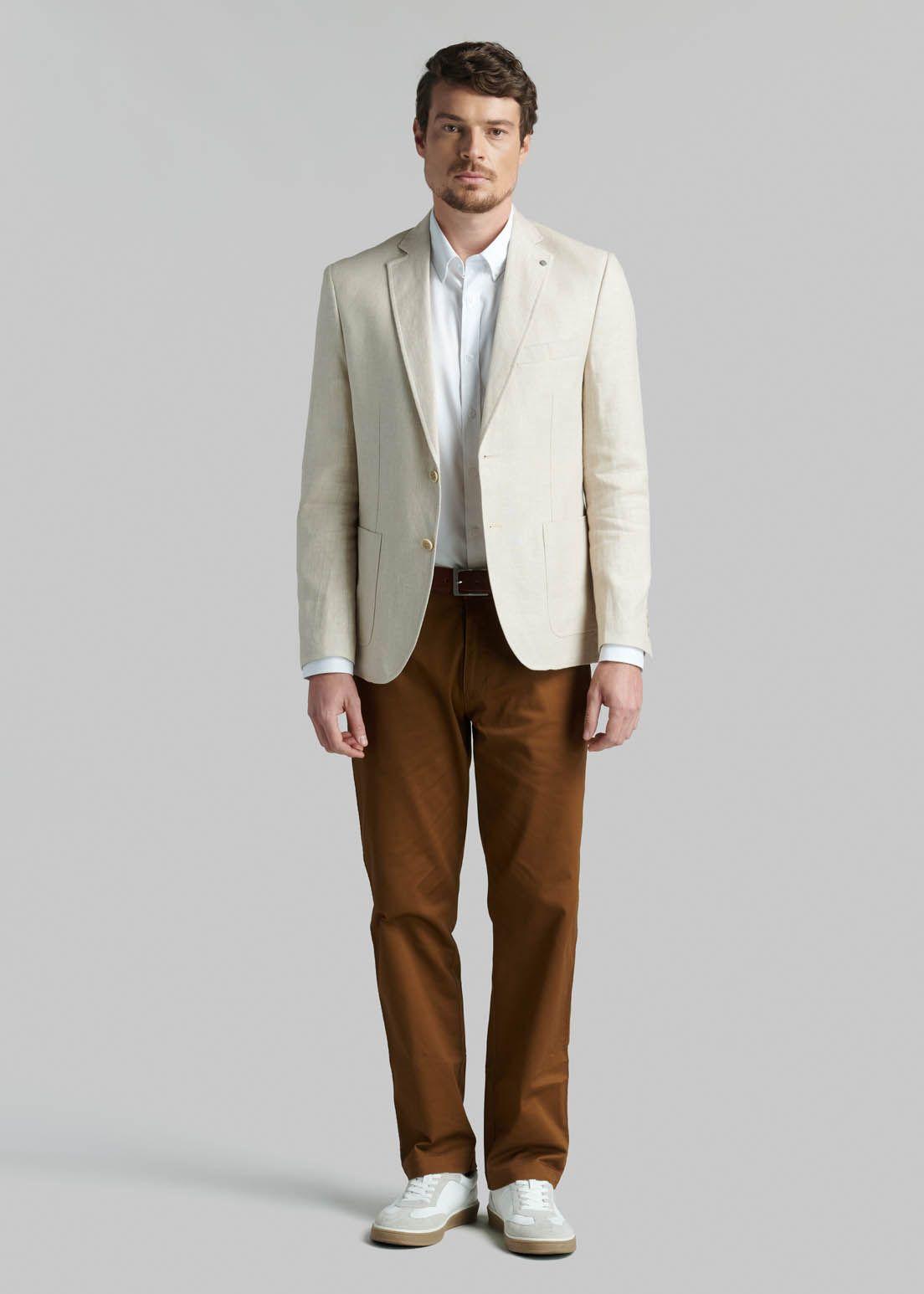 Blazer Lino Sand-1