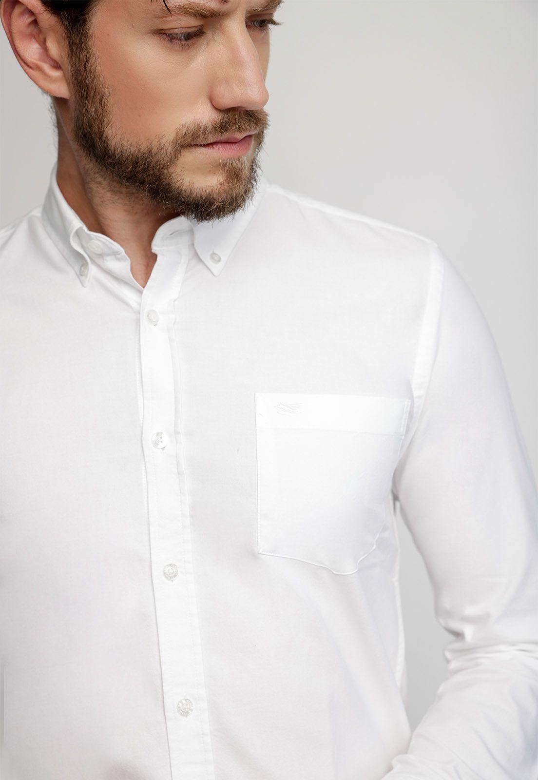 Camisa Oxford Sport F White-2