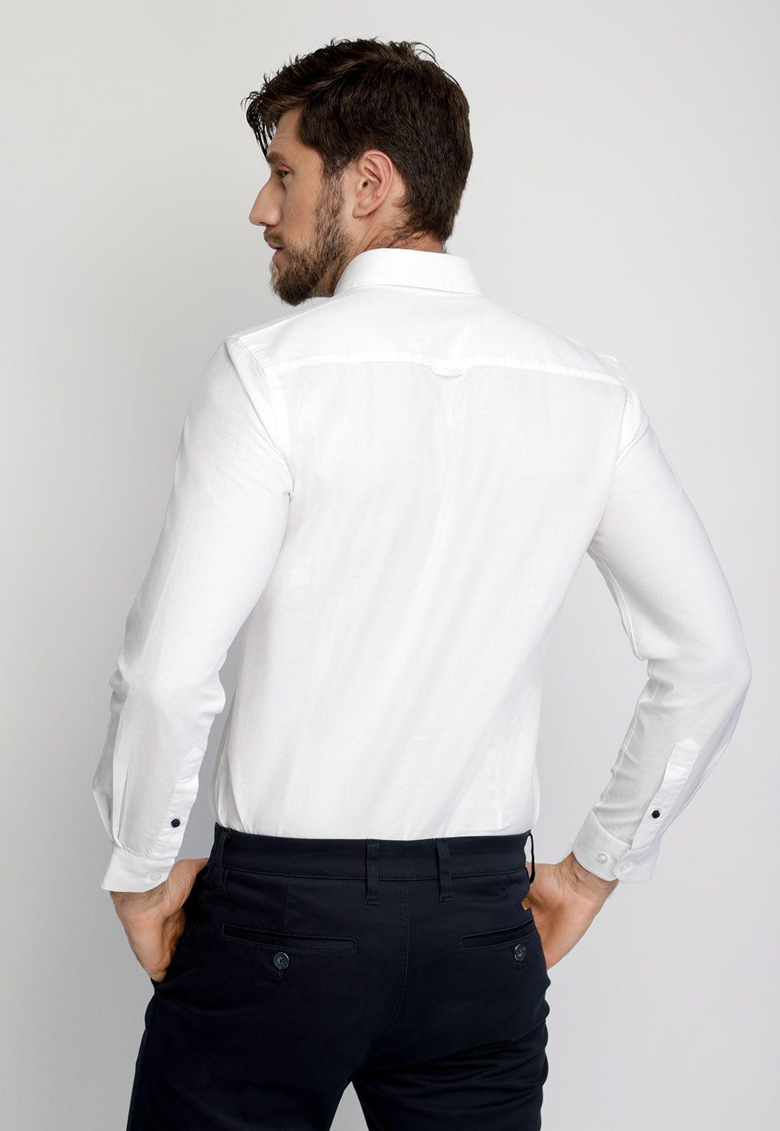 Camisa Oxford Sport F White-1