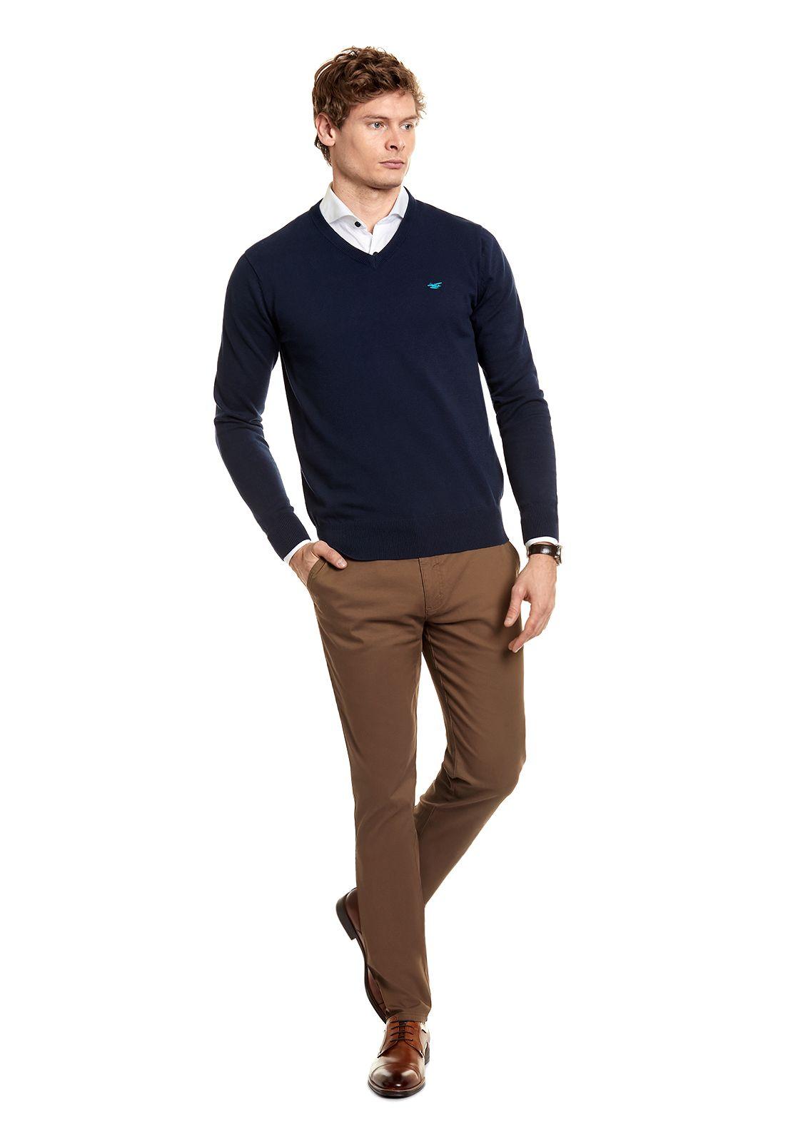 Sweater Smart Casual L/S Navy-1