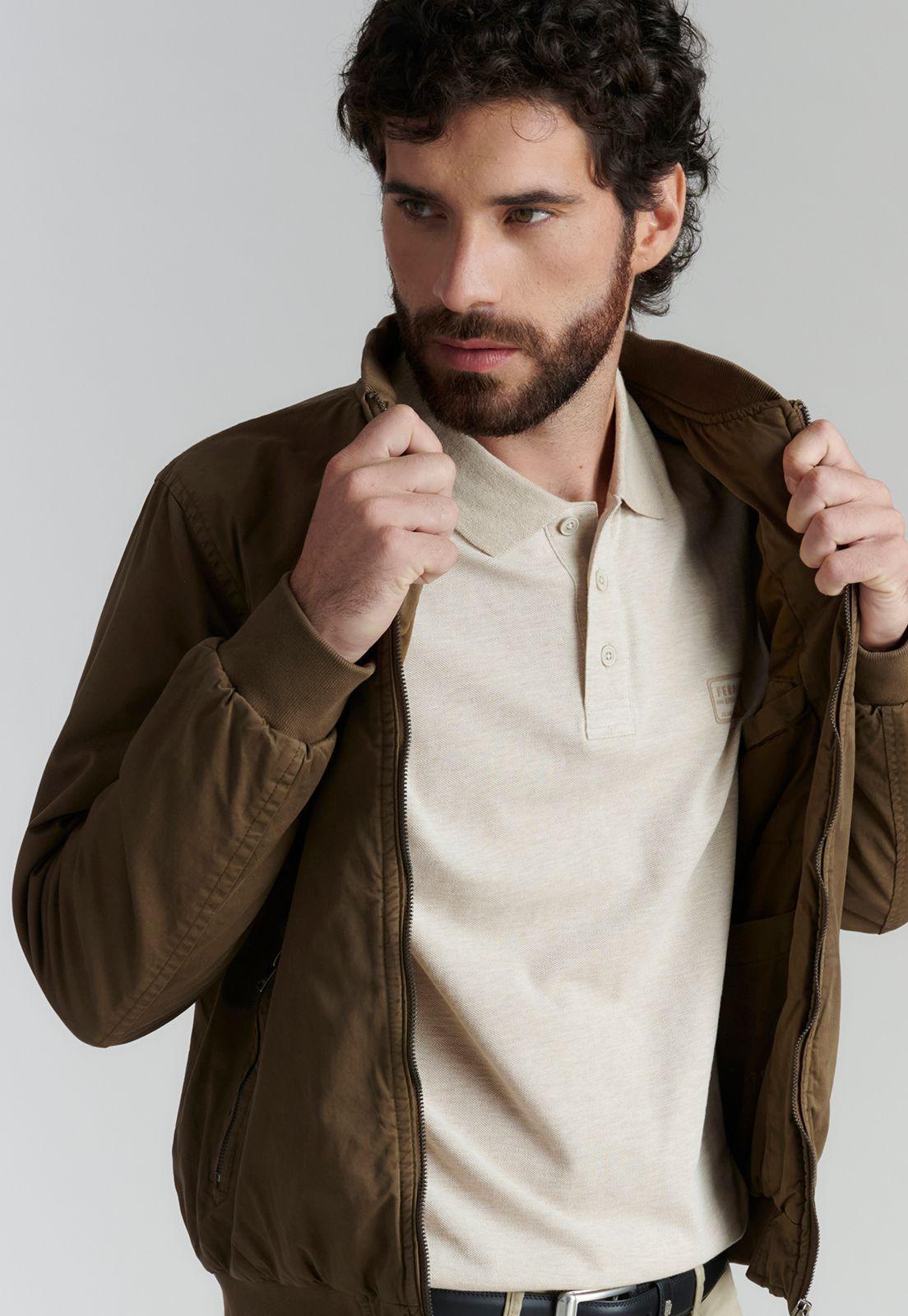 Polera Baltimore Fr Beige Melange-4