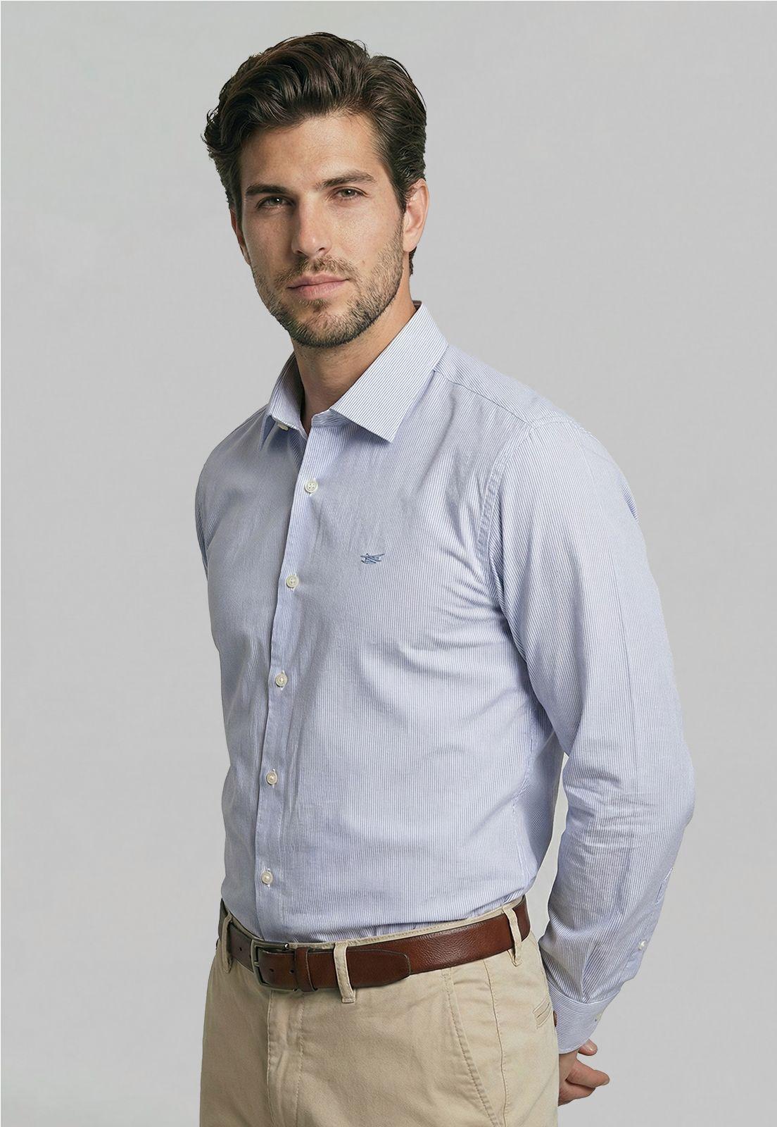Camisa Smart Casual Calabasas Sky-0