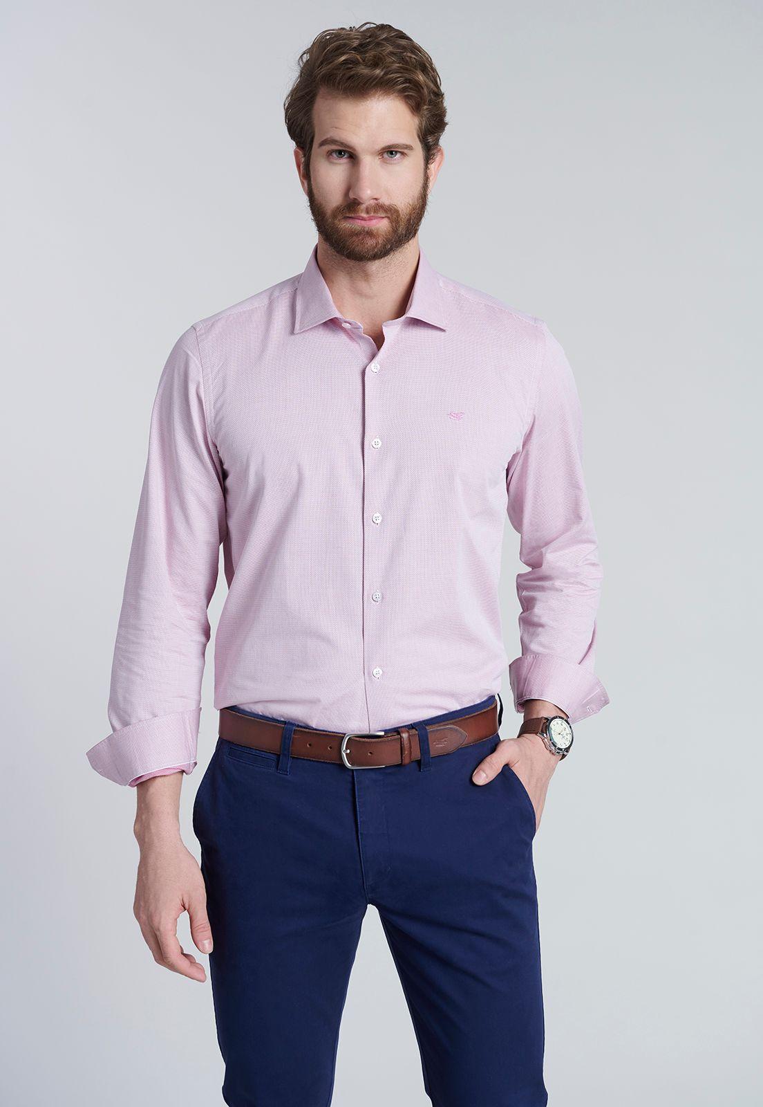 Camisa Jacquard Giorgia Sc Dk Violet-0