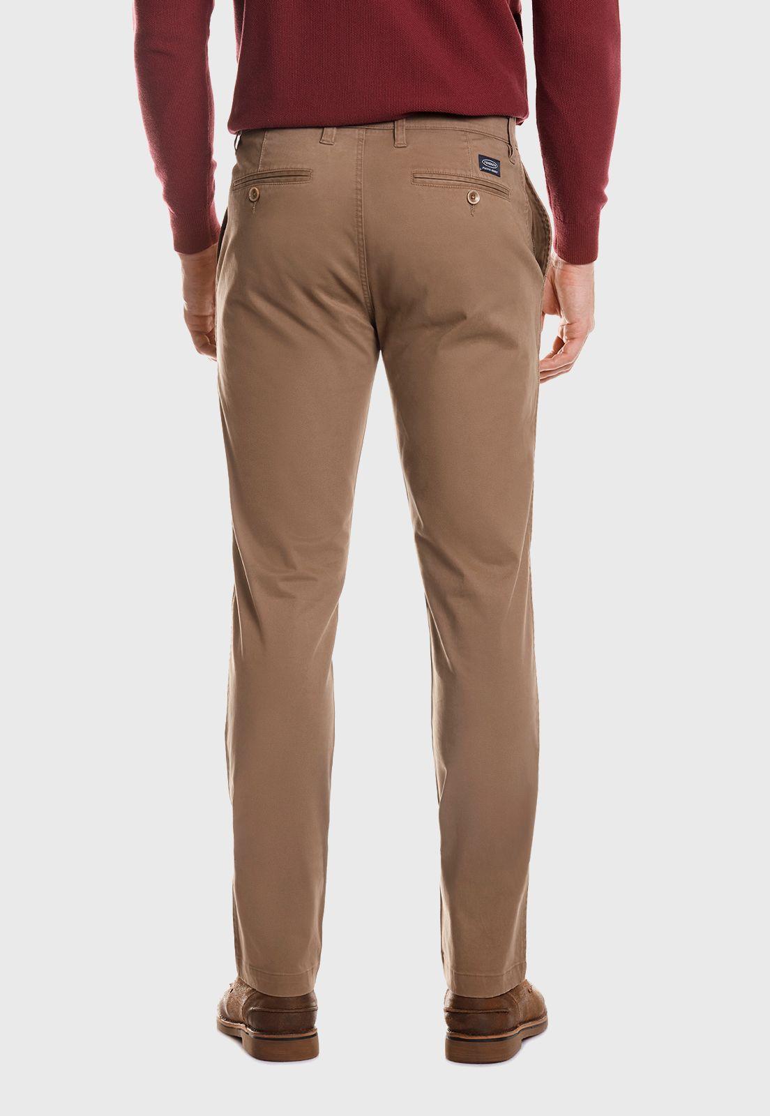 Pantalón Twill Without Pleats L/33 Dk.Khaki-2
