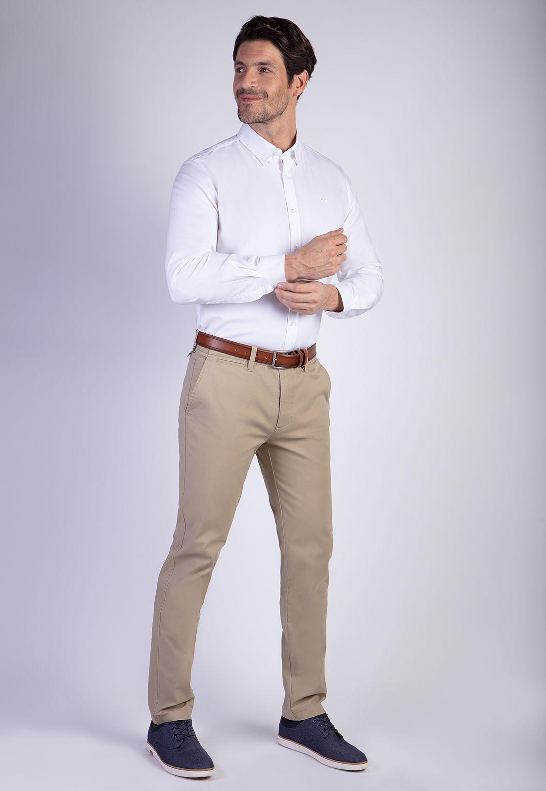 Pantalón Twill Khaki Slim L/33-2