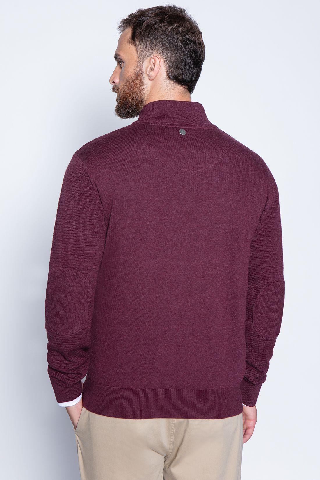 Sweater Bristol Smart Casual L/S Burgundy-1