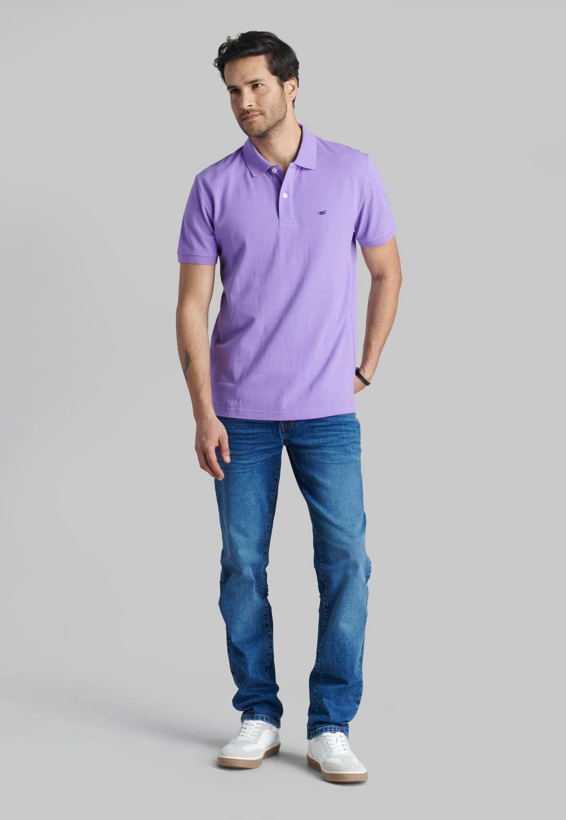Polera Pique Básica Lila-1