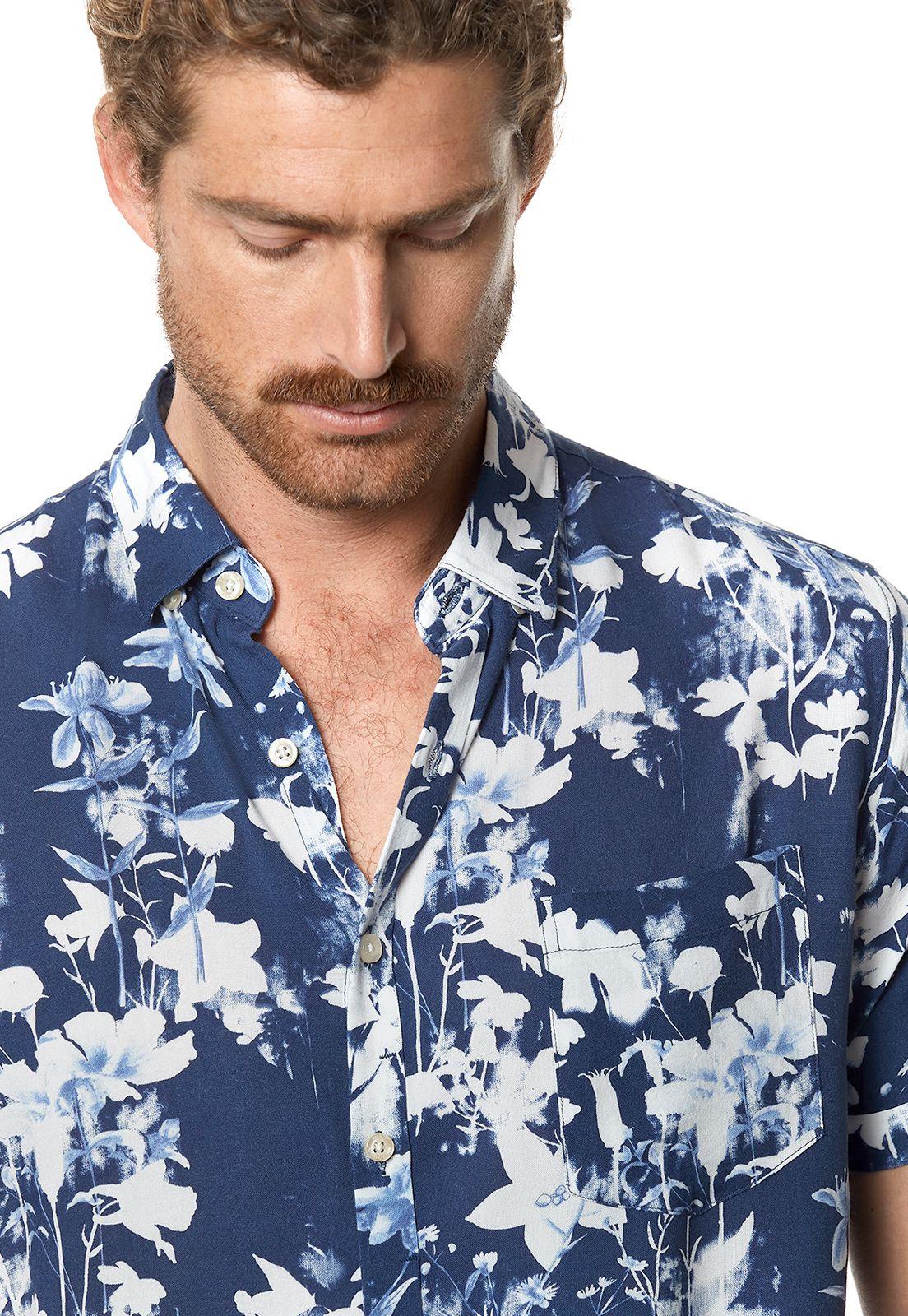 Camisa Estampada Oregon Fj Blue-3