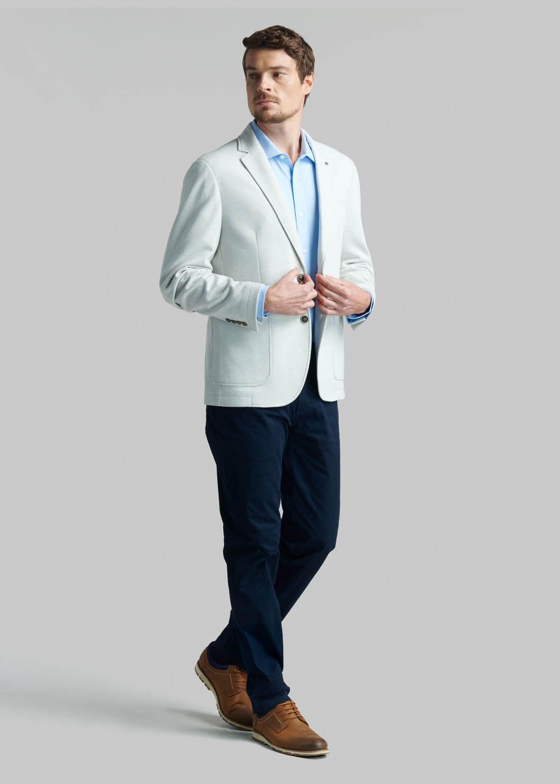 Blazer Manhattan Lt Grey-1