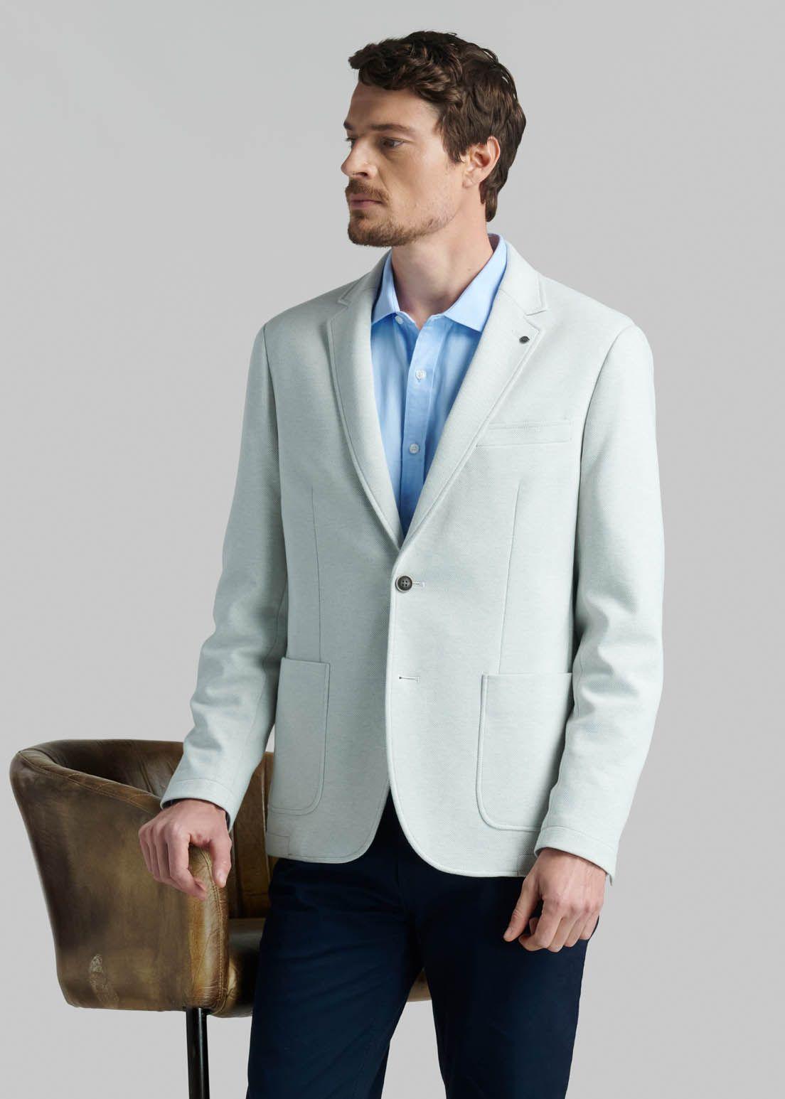 Blazer Manhattan Lt Grey-4