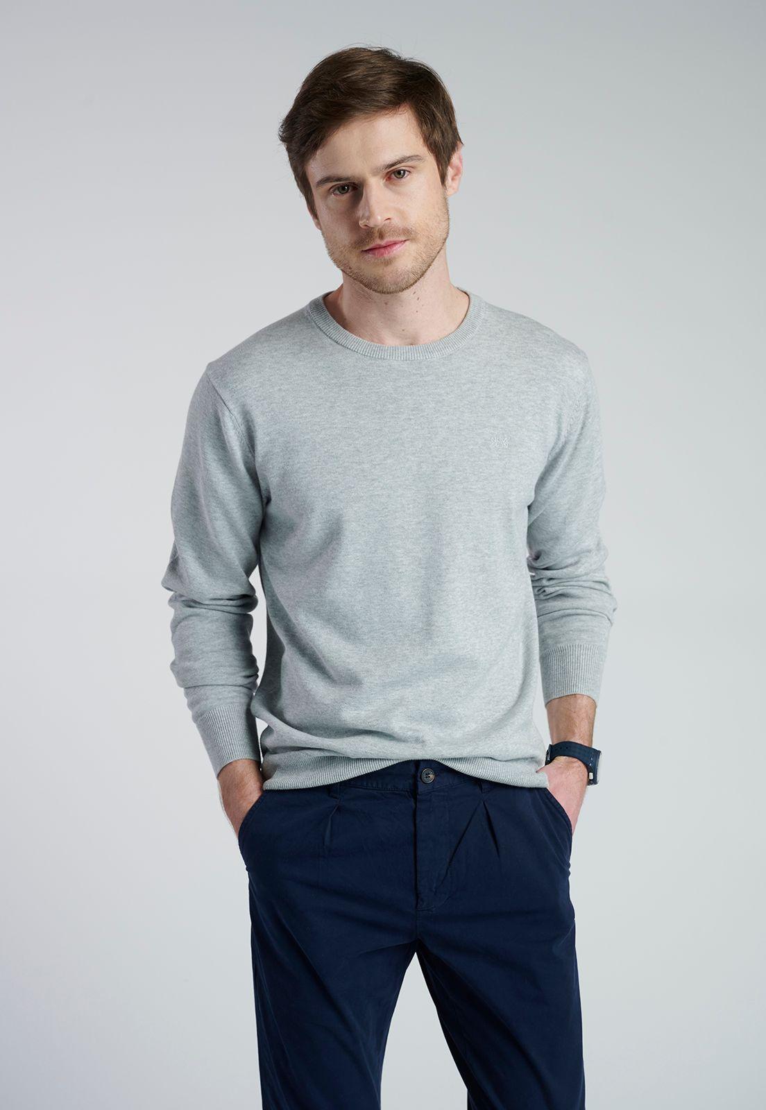 Sweater  Lugo Grey Melange-0