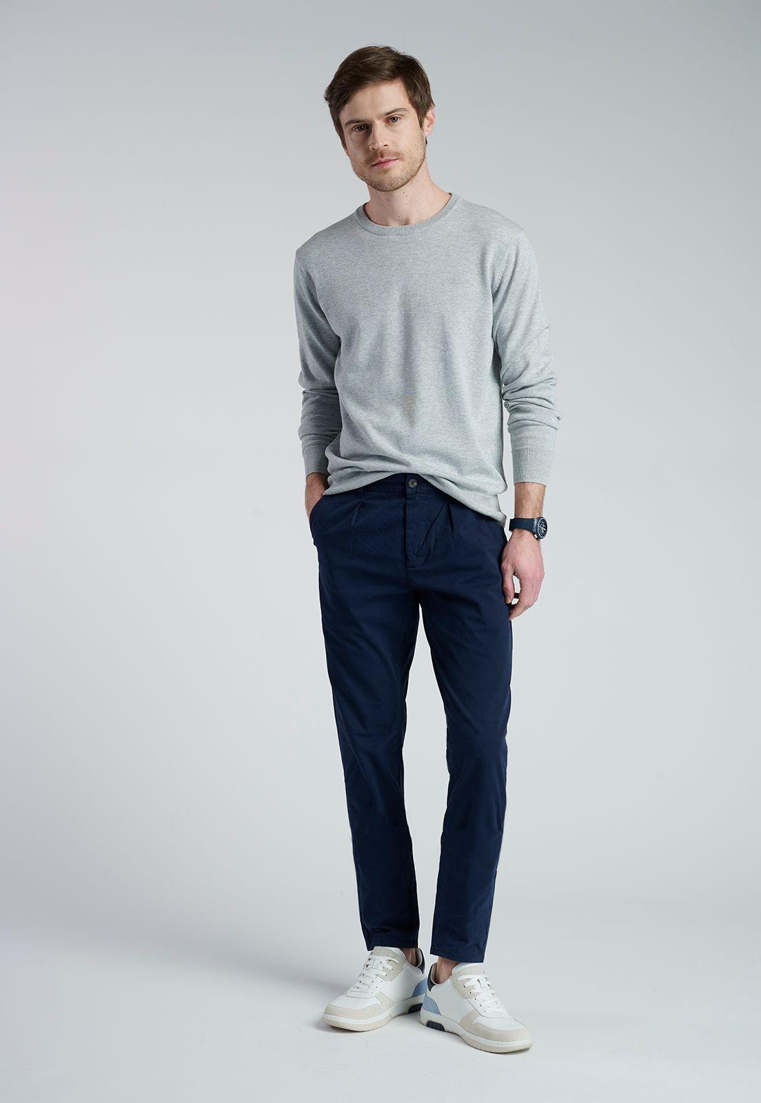 Sweater  Lugo Grey Melange-1