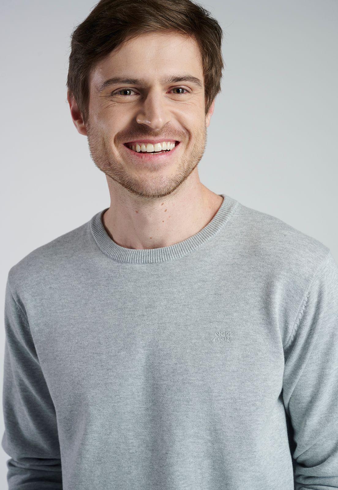 Sweater  Lugo Grey Melange-2