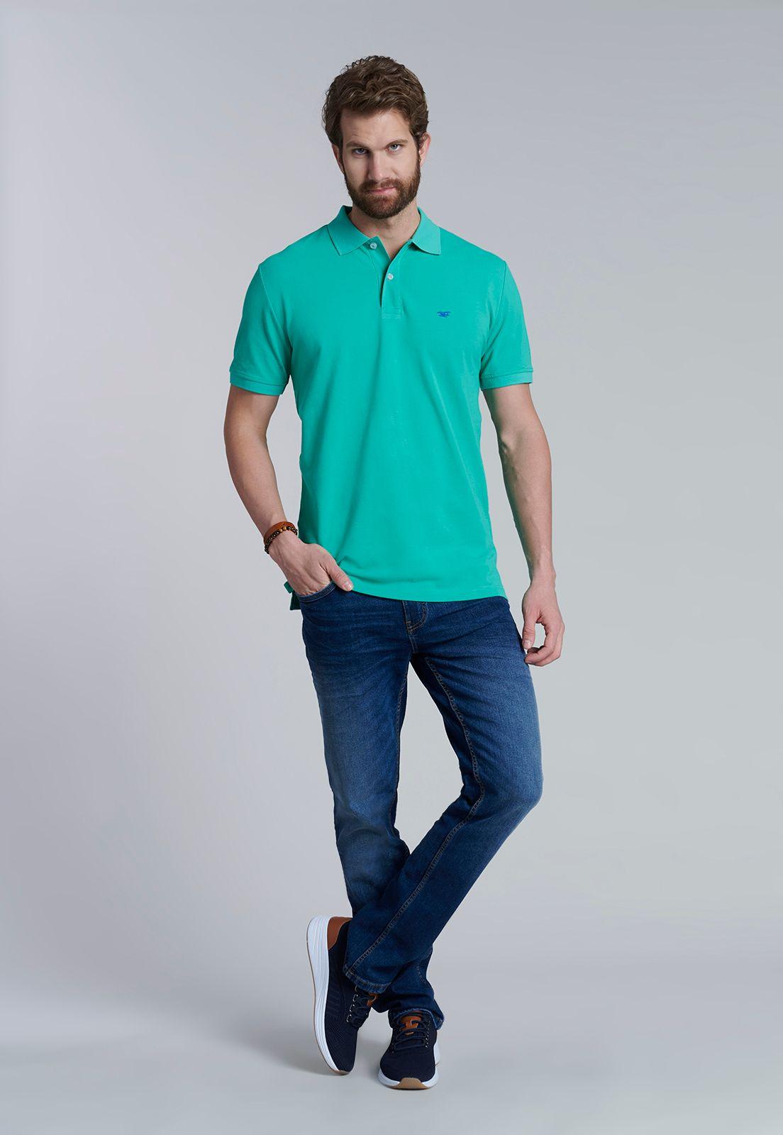 Polera Basica Pique Lt Green-1