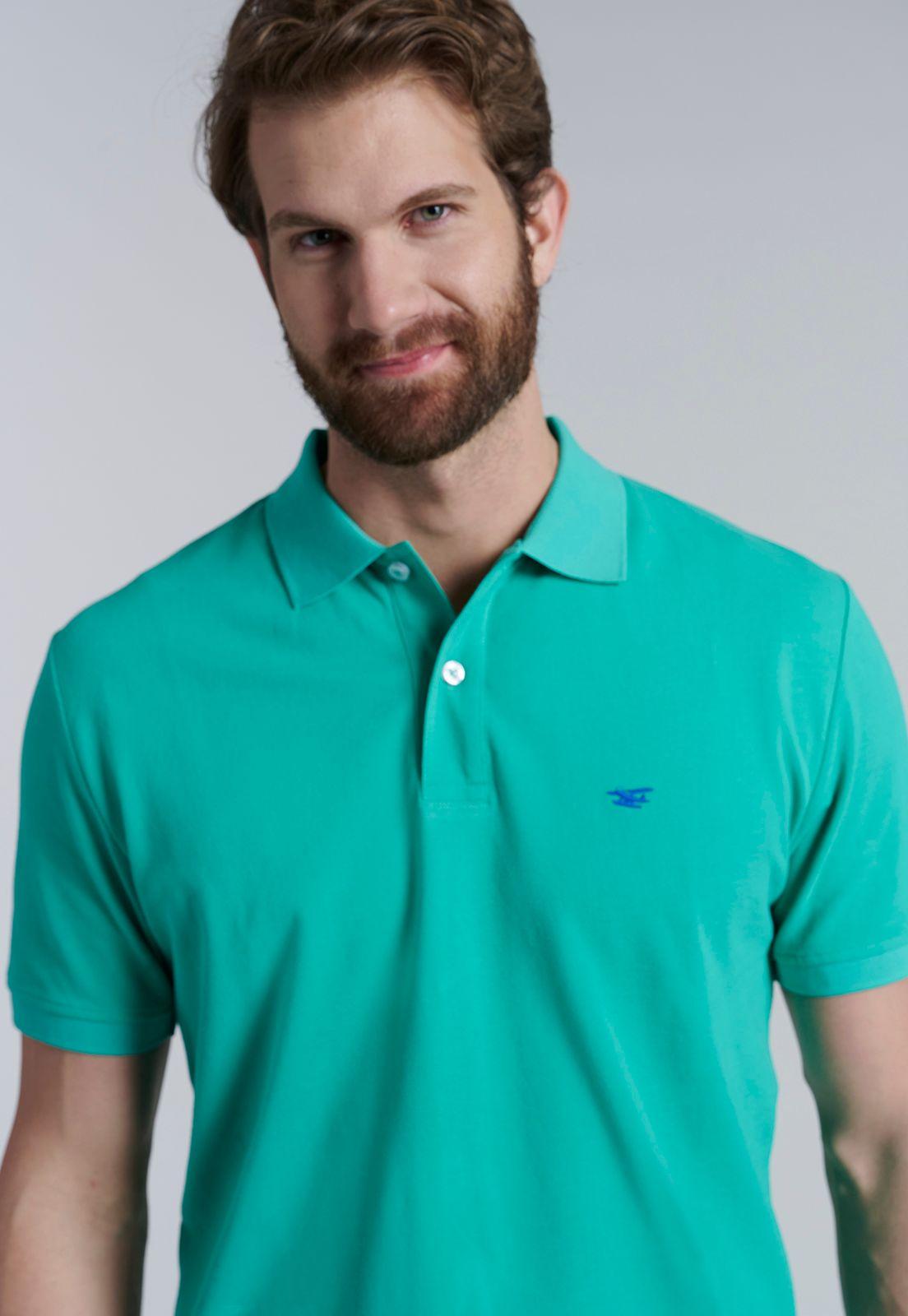 Polera Basica Pique Lt Green-2