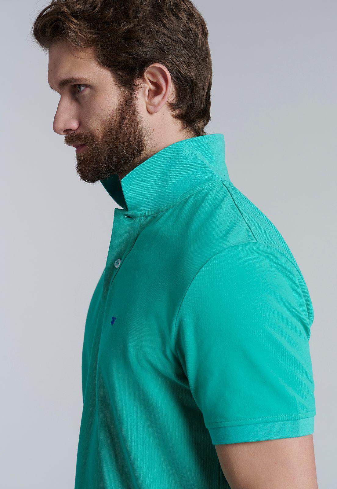 Polera Basica Pique Lt Green-4