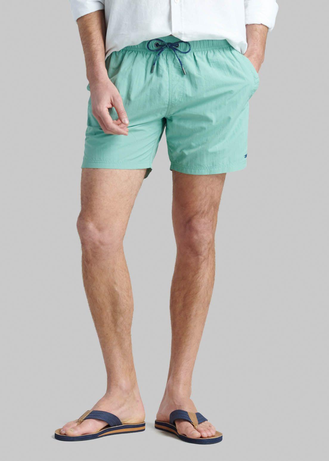 Traje De Baño Básico Lt. Green-0