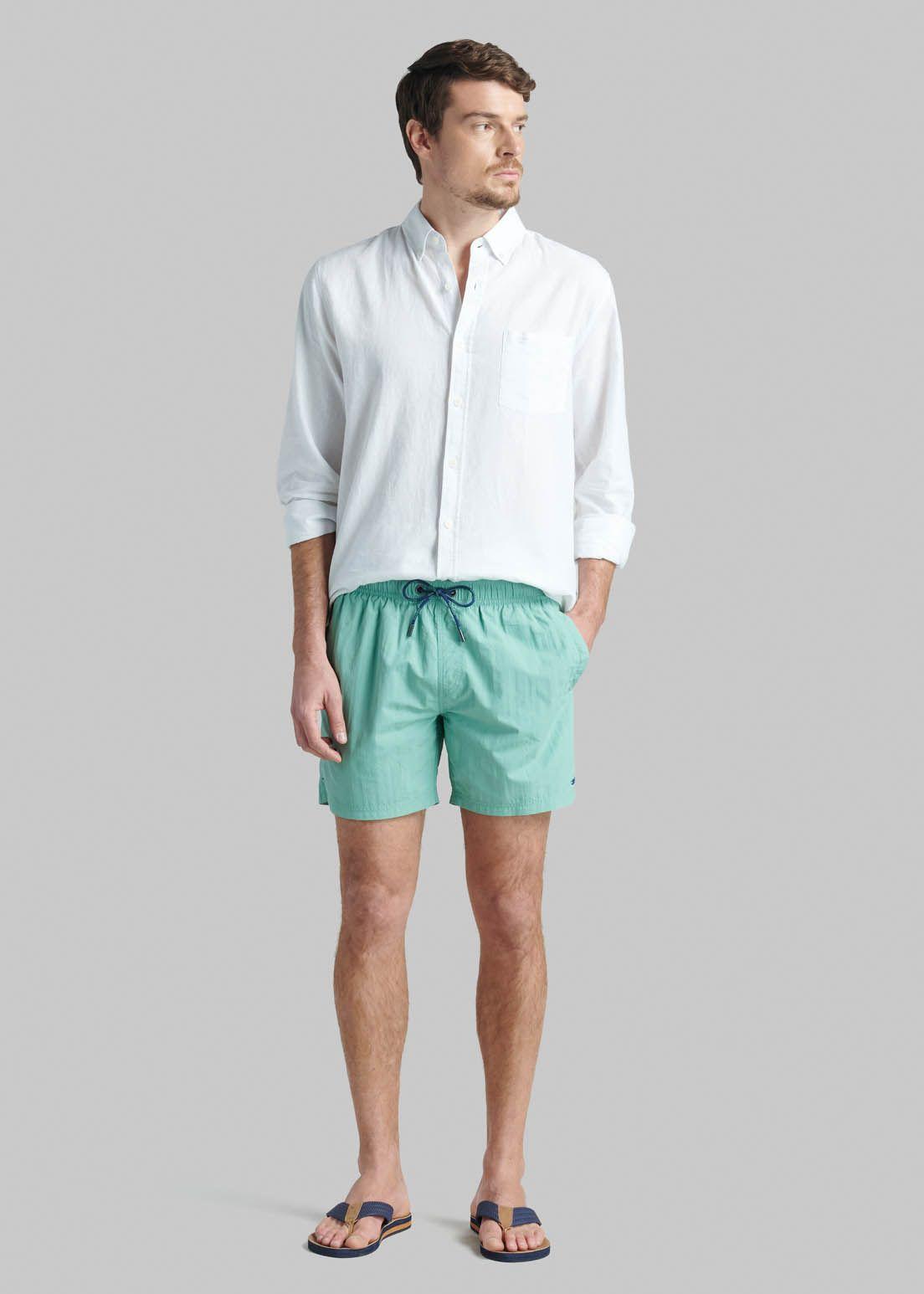 Traje De Baño Básico Lt. Green-1