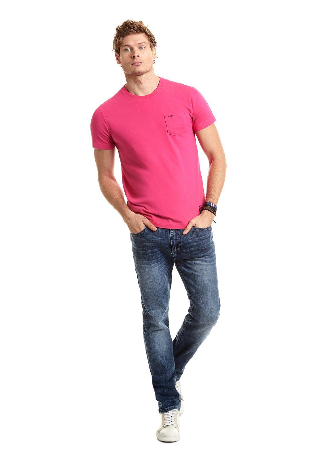 Polera Básica Fucsia-1