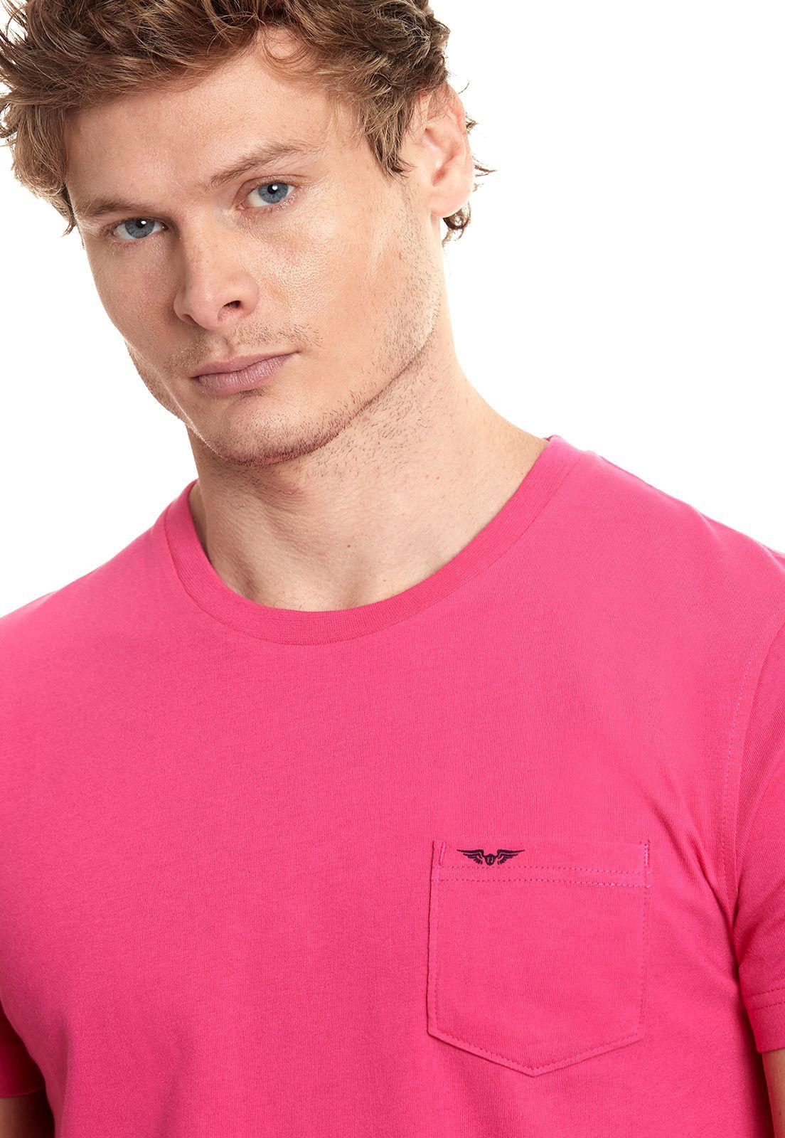 Polera Básica Fucsia-3