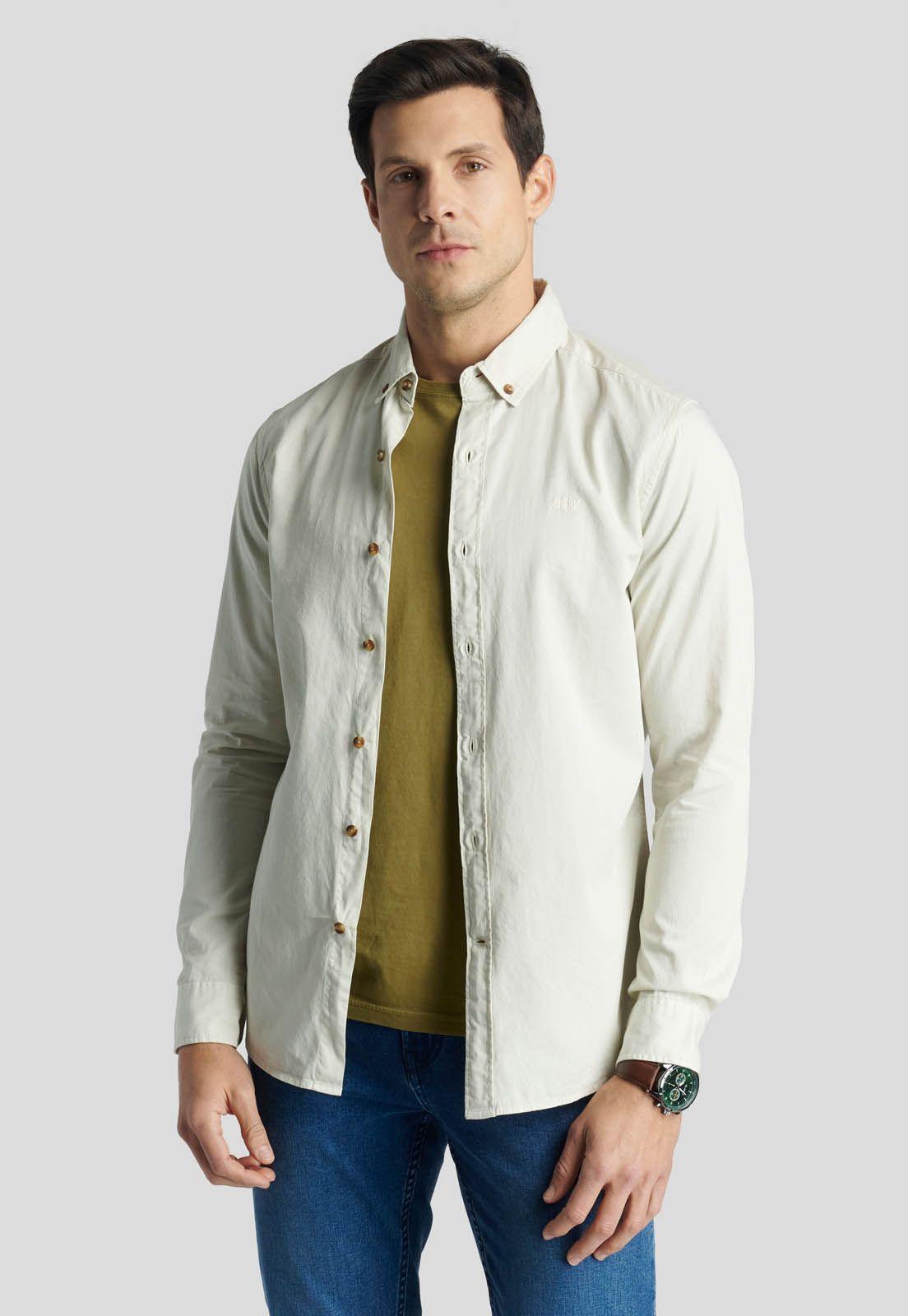 Camisa Ely Heritage Sand-0