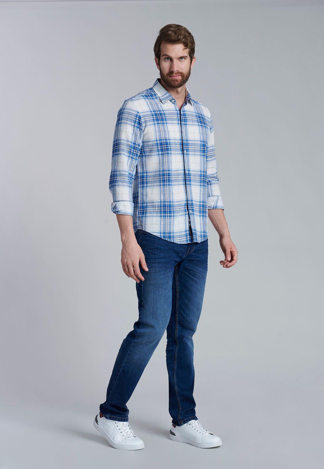 Camisa Checkered Montana Fj Sand-1