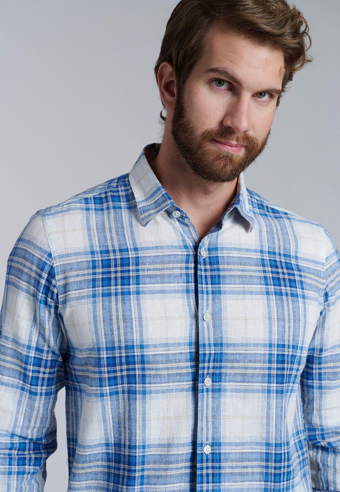 Camisa Checkered Montana Fj Sand-2