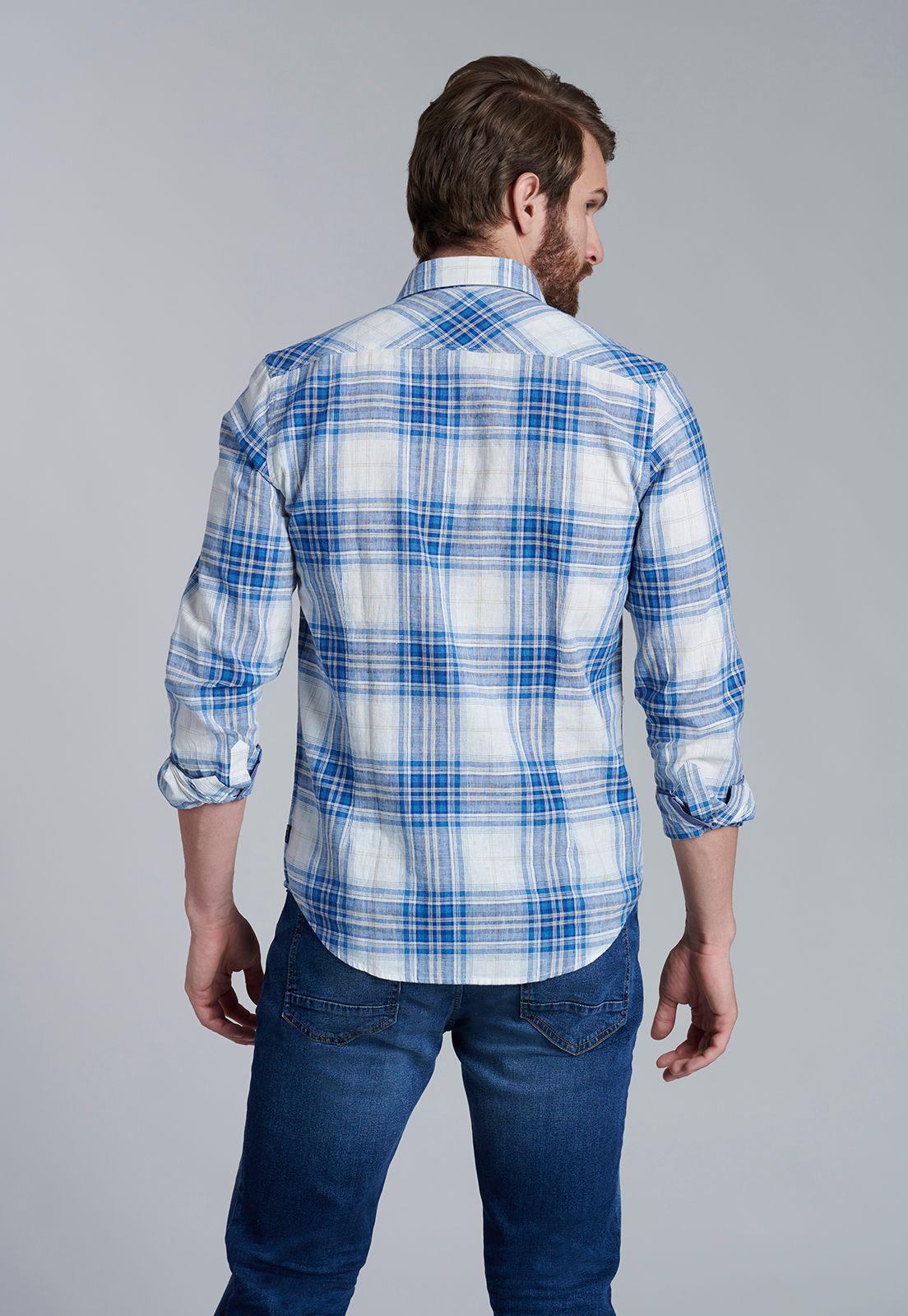 Camisa Checkered Montana Fj Sand-3