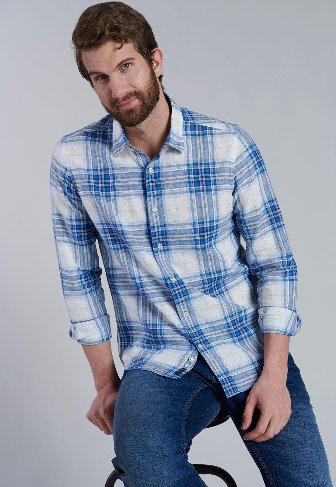 Camisa Checkered Montana Fj Sand-4
