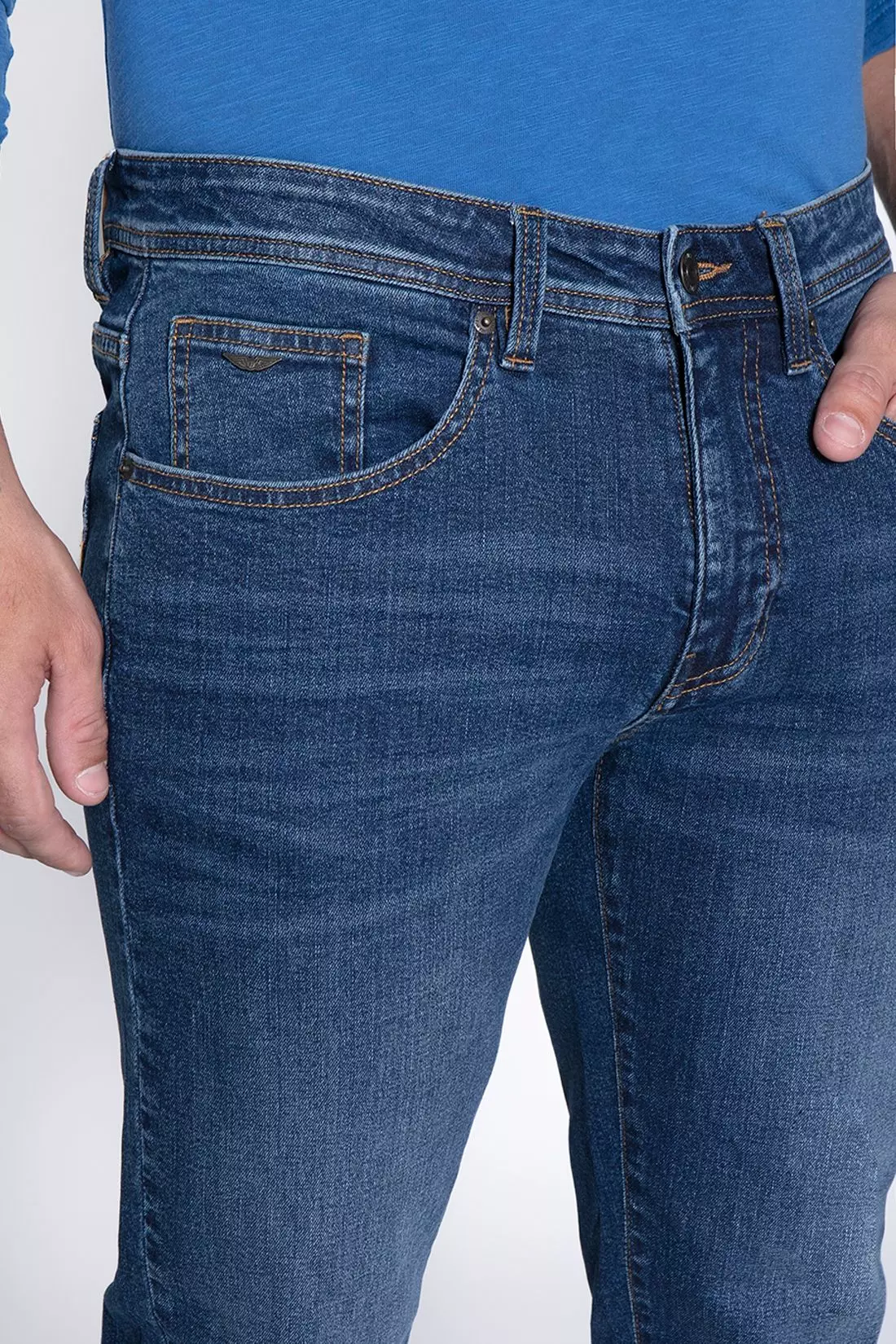 Jeans Básico Navy Bristol Ferouch-4