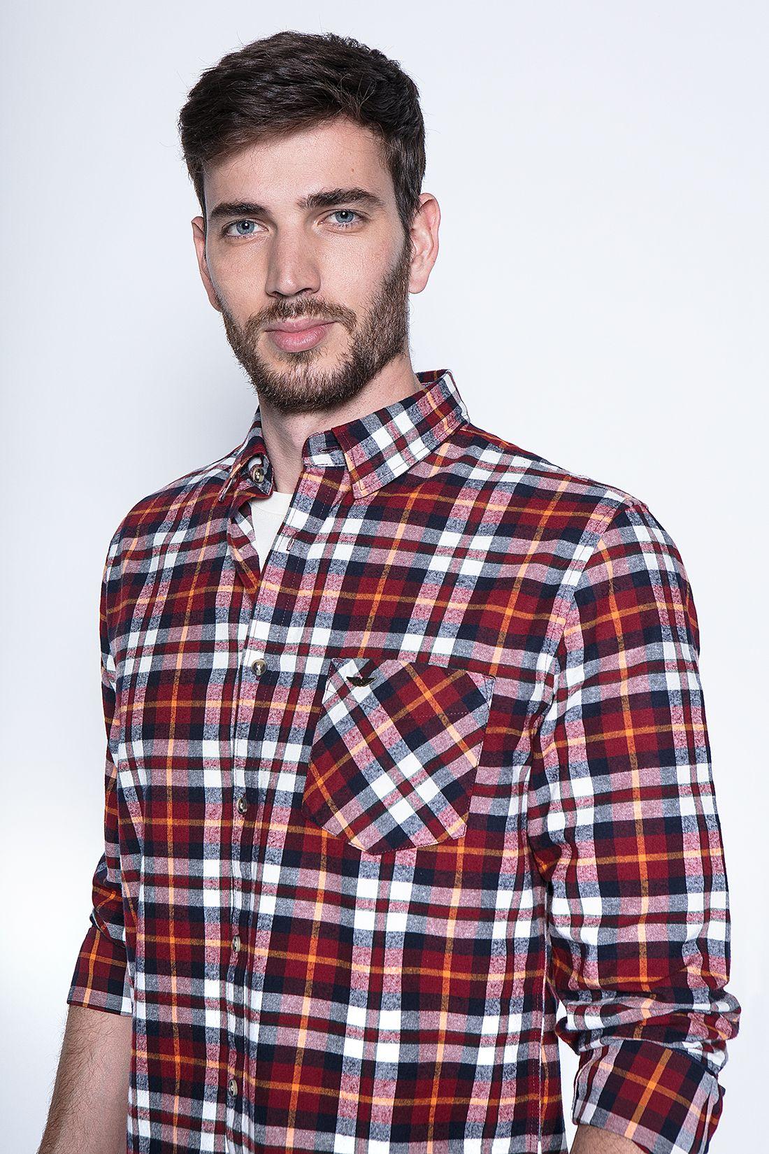 Camisa A Cuadro Baltimore Fj Red-2