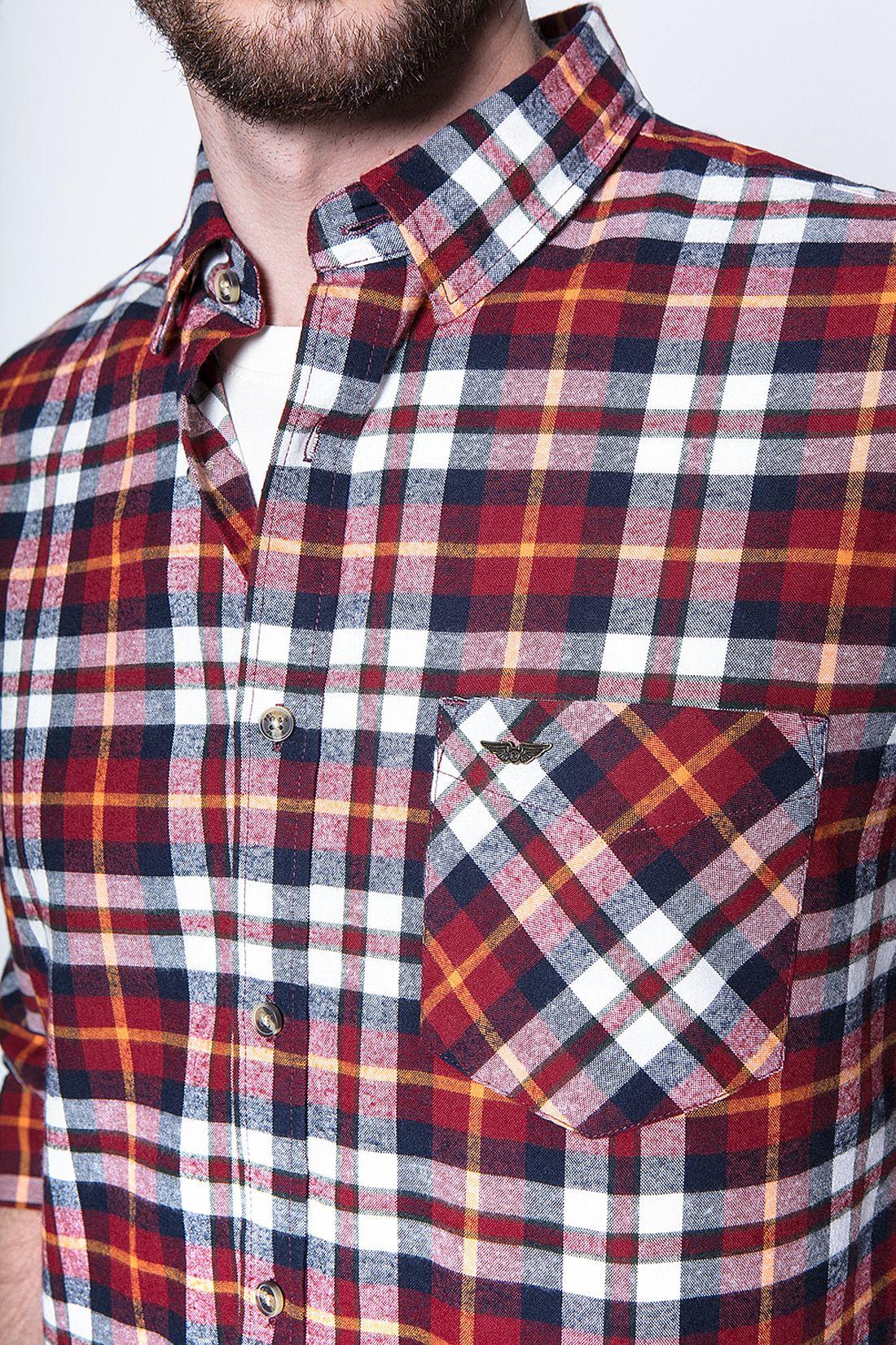 Camisa A Cuadro Baltimore Fj Red-4