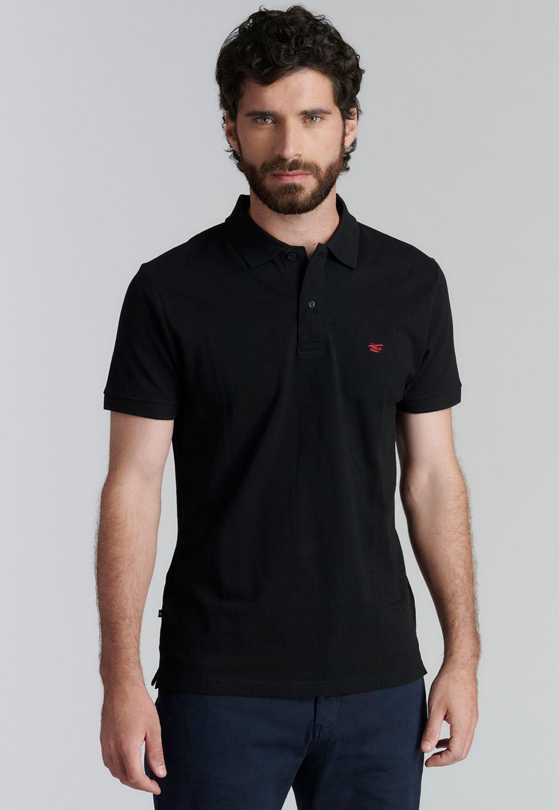 Polera Básica Pique Fr Black-0