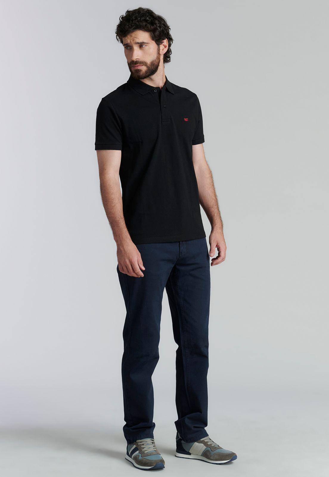 Polera Básica Pique Fr Black-1