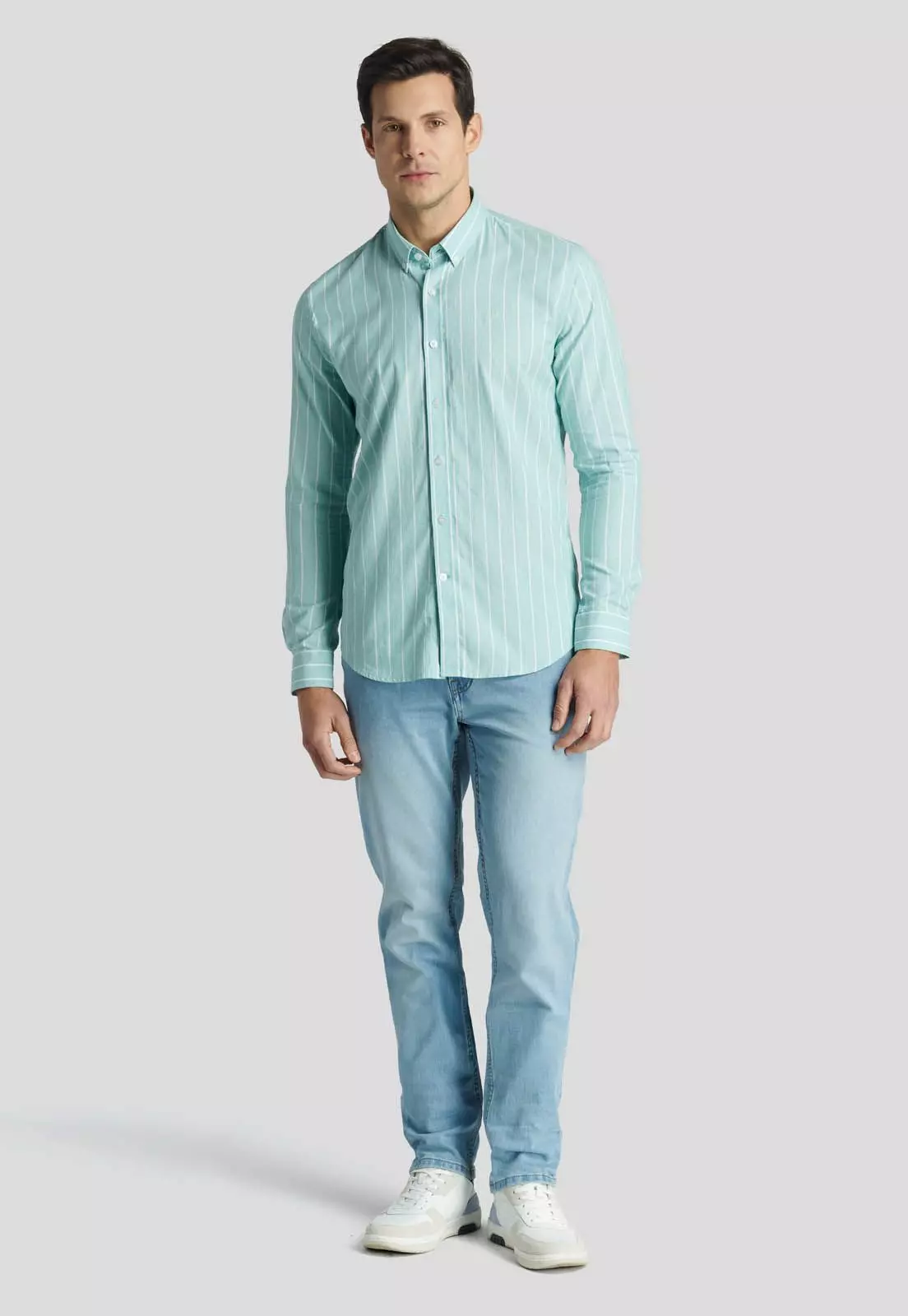 Camisa Riga Heritage Lt. Green-1