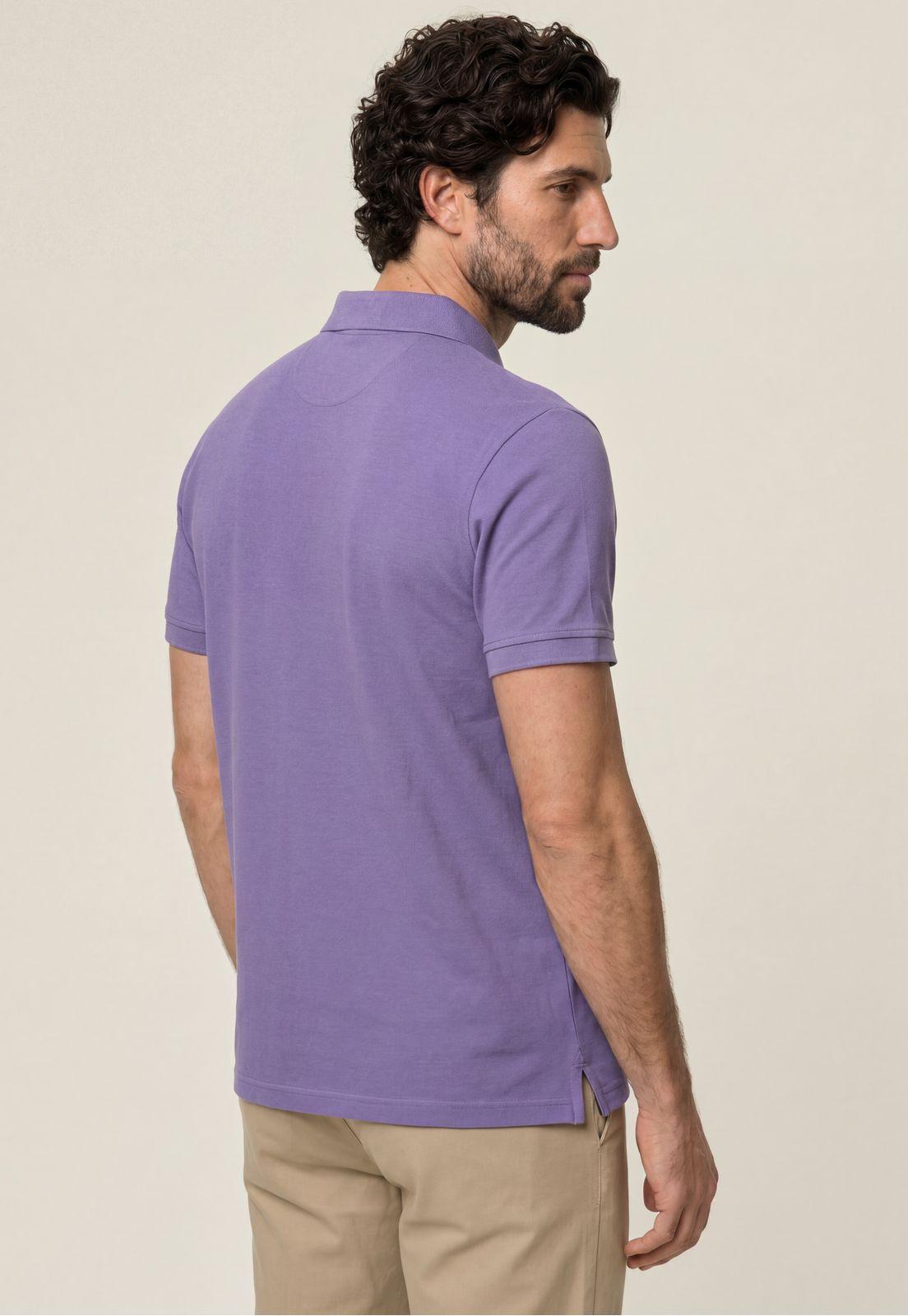 Polo Piqué Violet-2