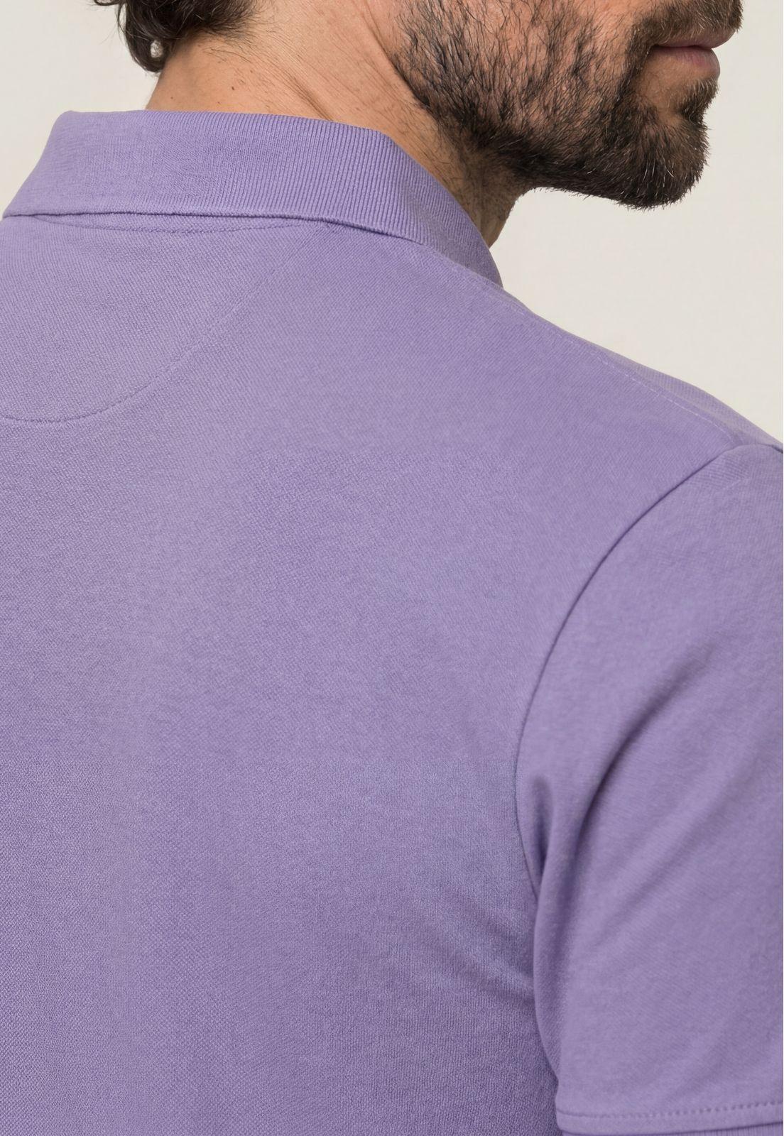 Polo Piqué Violet-3