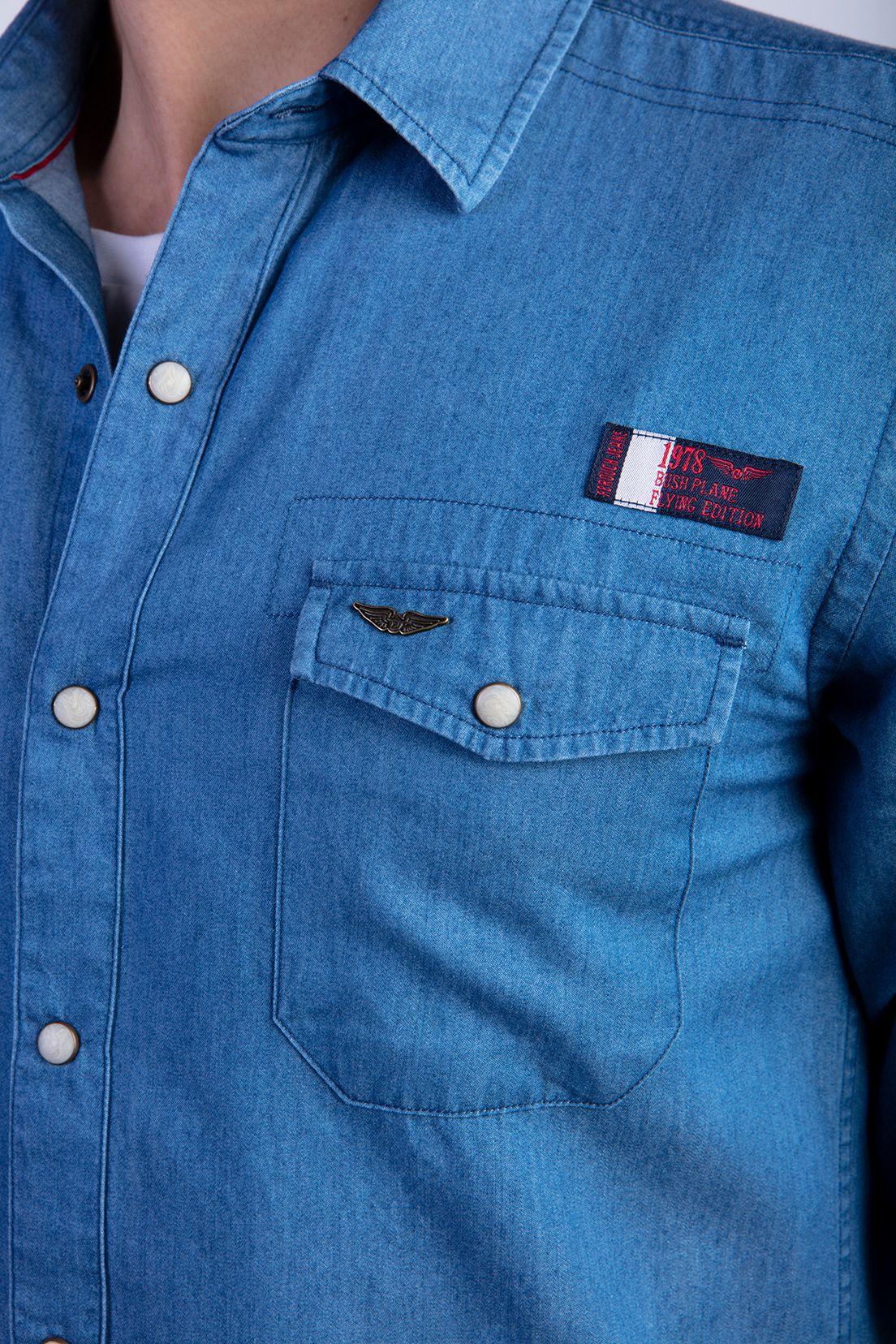 Camisa Denim Blue Kansas-3