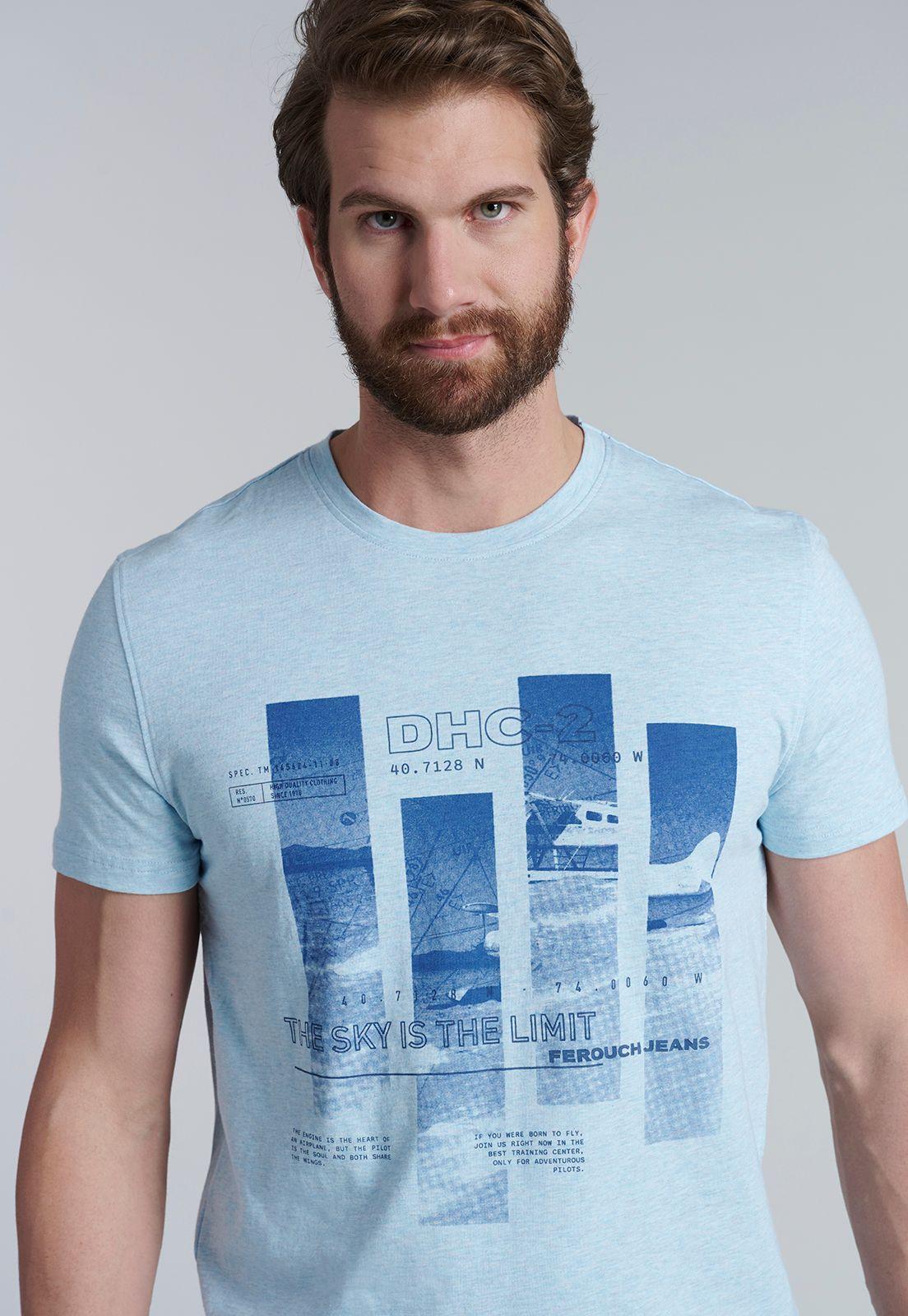 Polera Cincinnati Lt Turquoise Melange-2