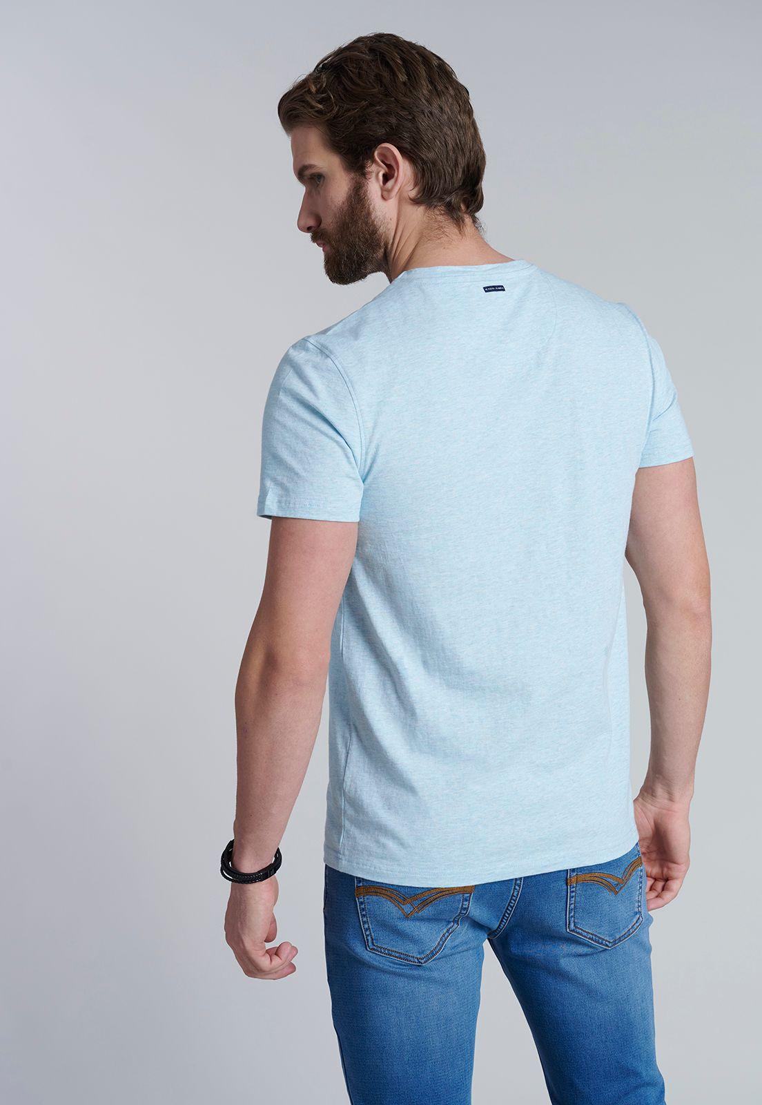 Polera Cincinnati Lt Turquoise Melange-3