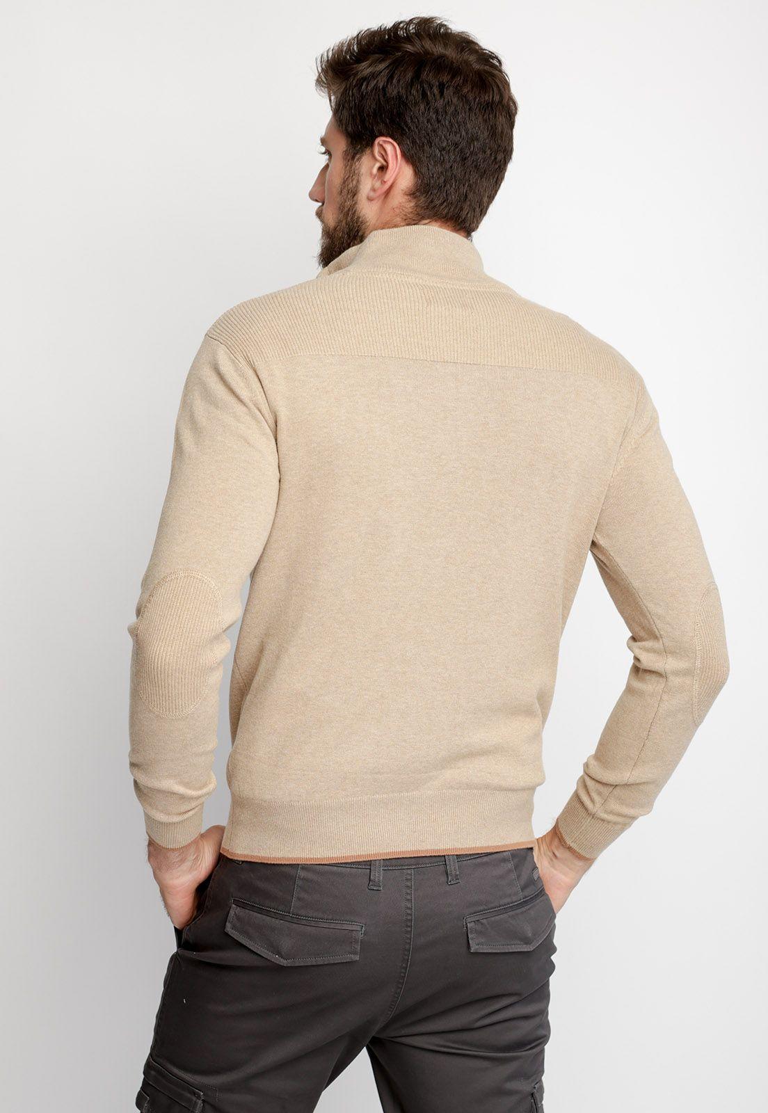 Sweater London Smart Casual Beige Melange-1