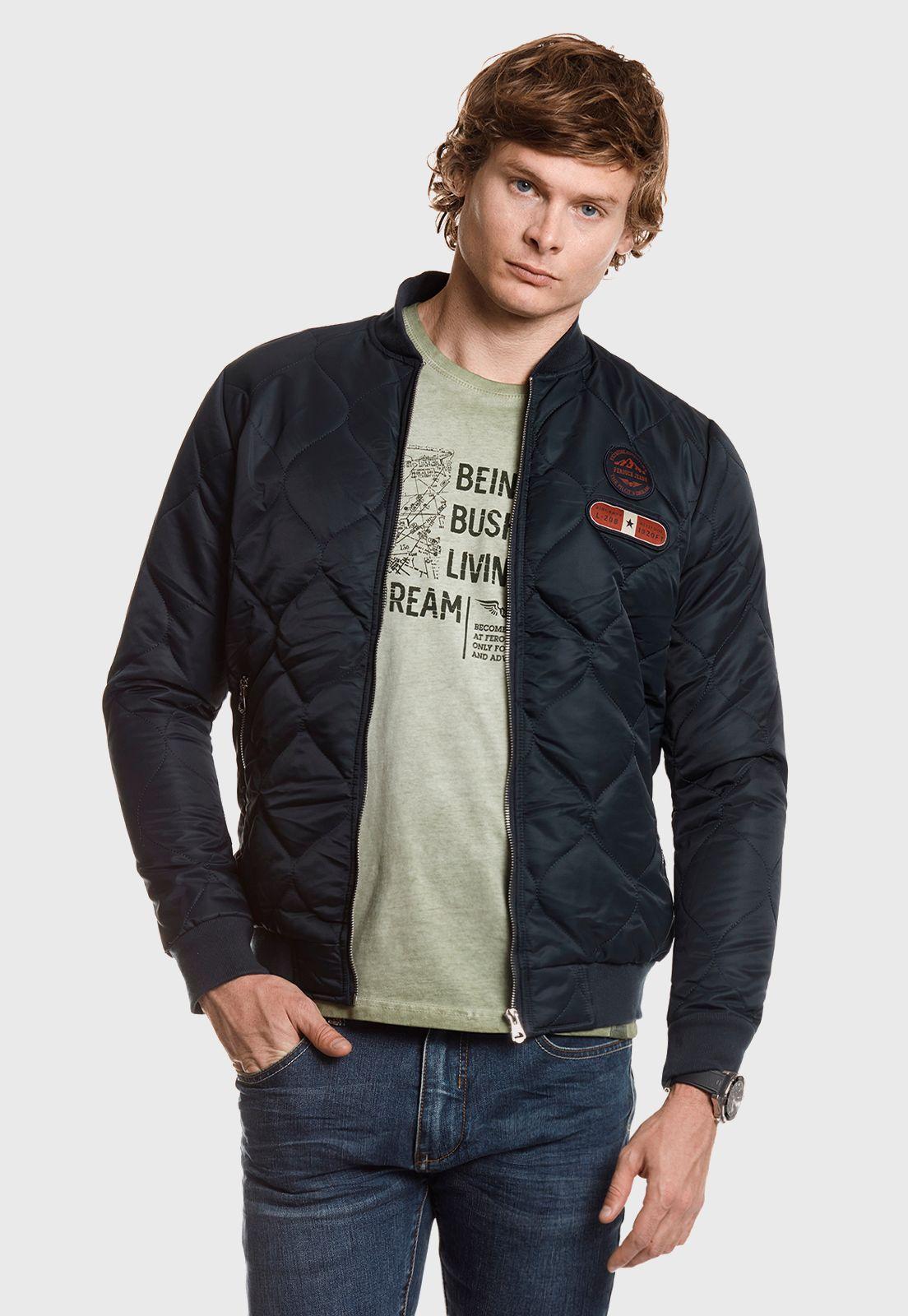 Chaqueta Bomber Oregon Fj Navy-0